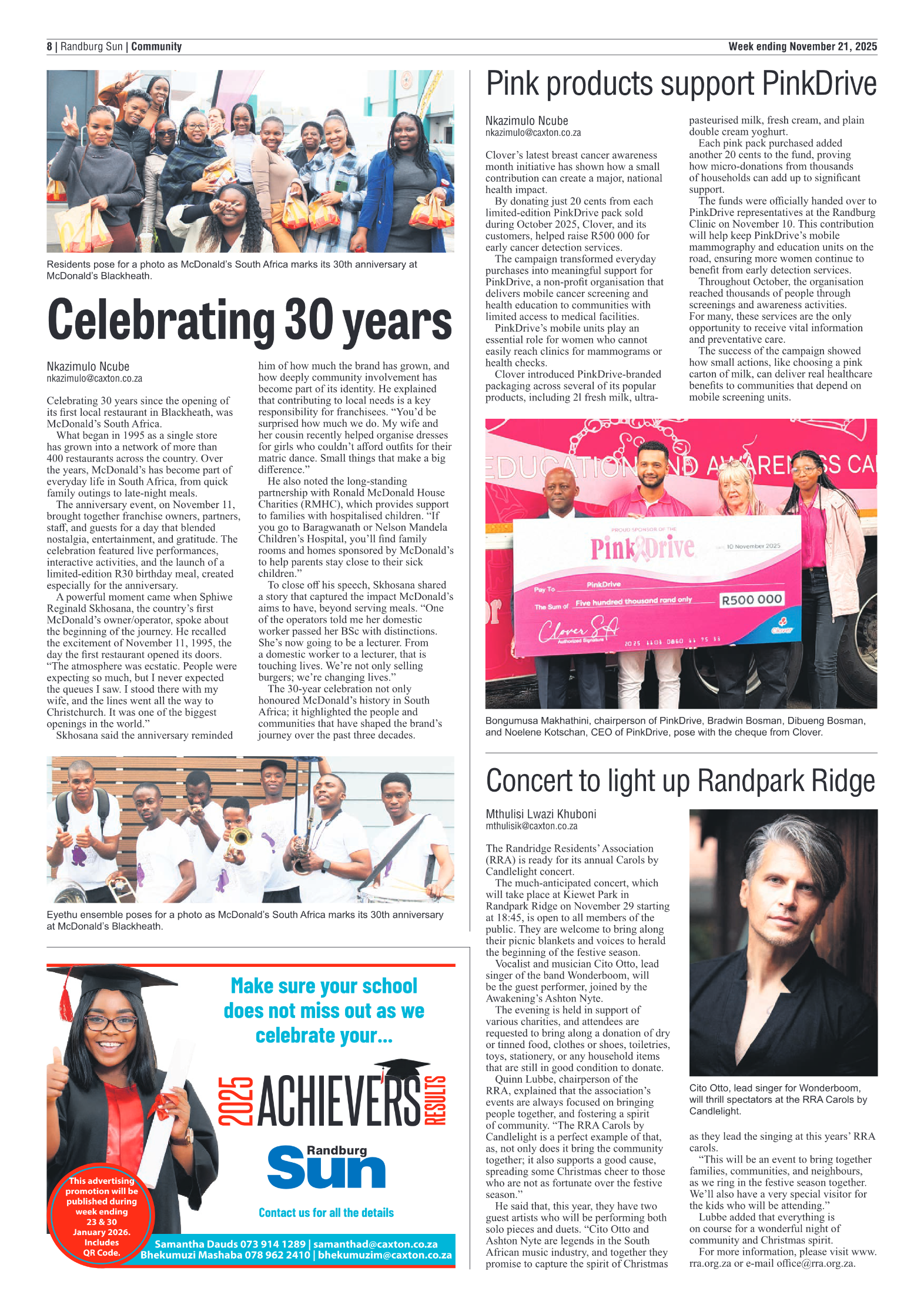 Randburg Sun 21 November 2025 page 8