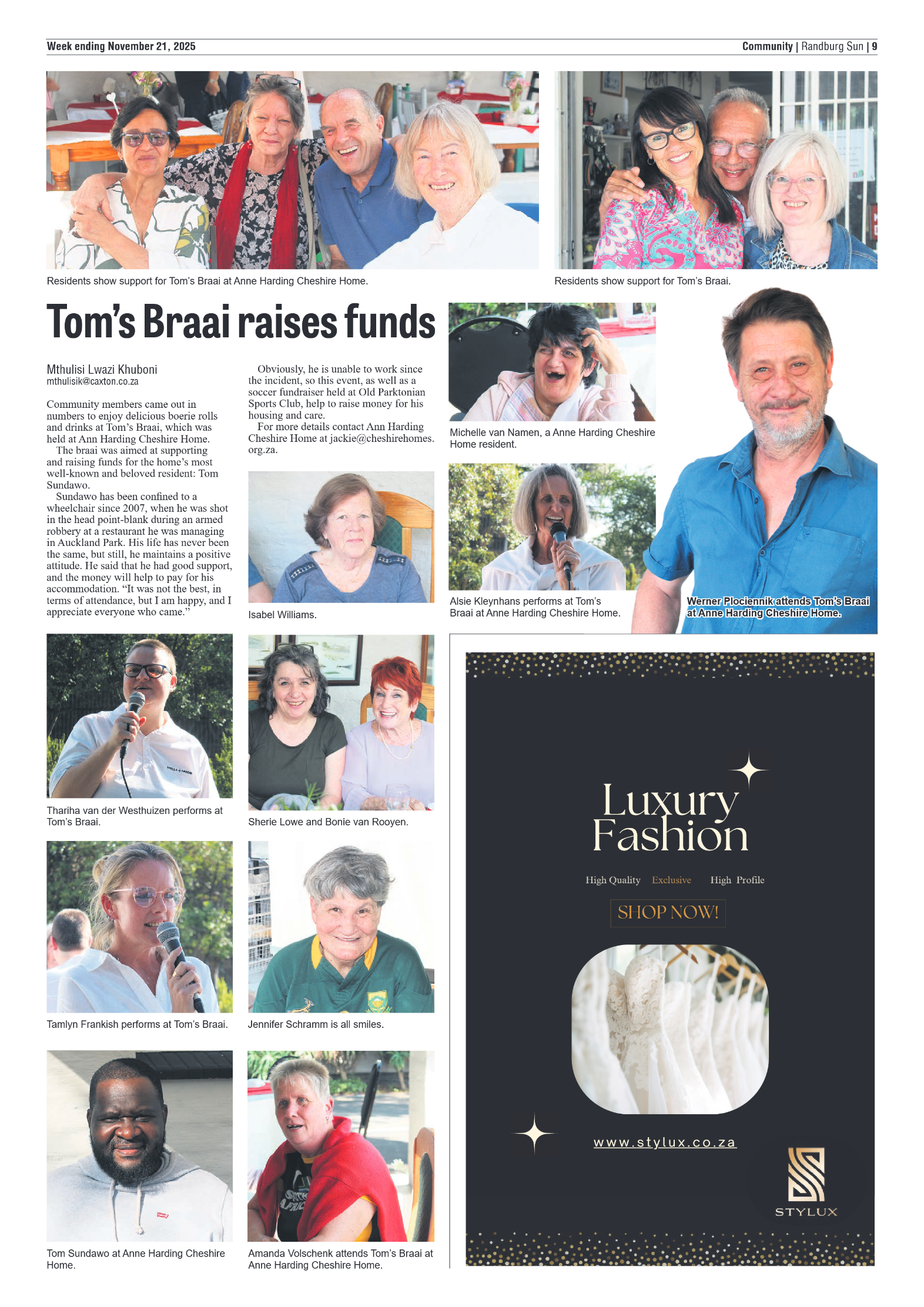 Randburg Sun 21 November 2025 page 9