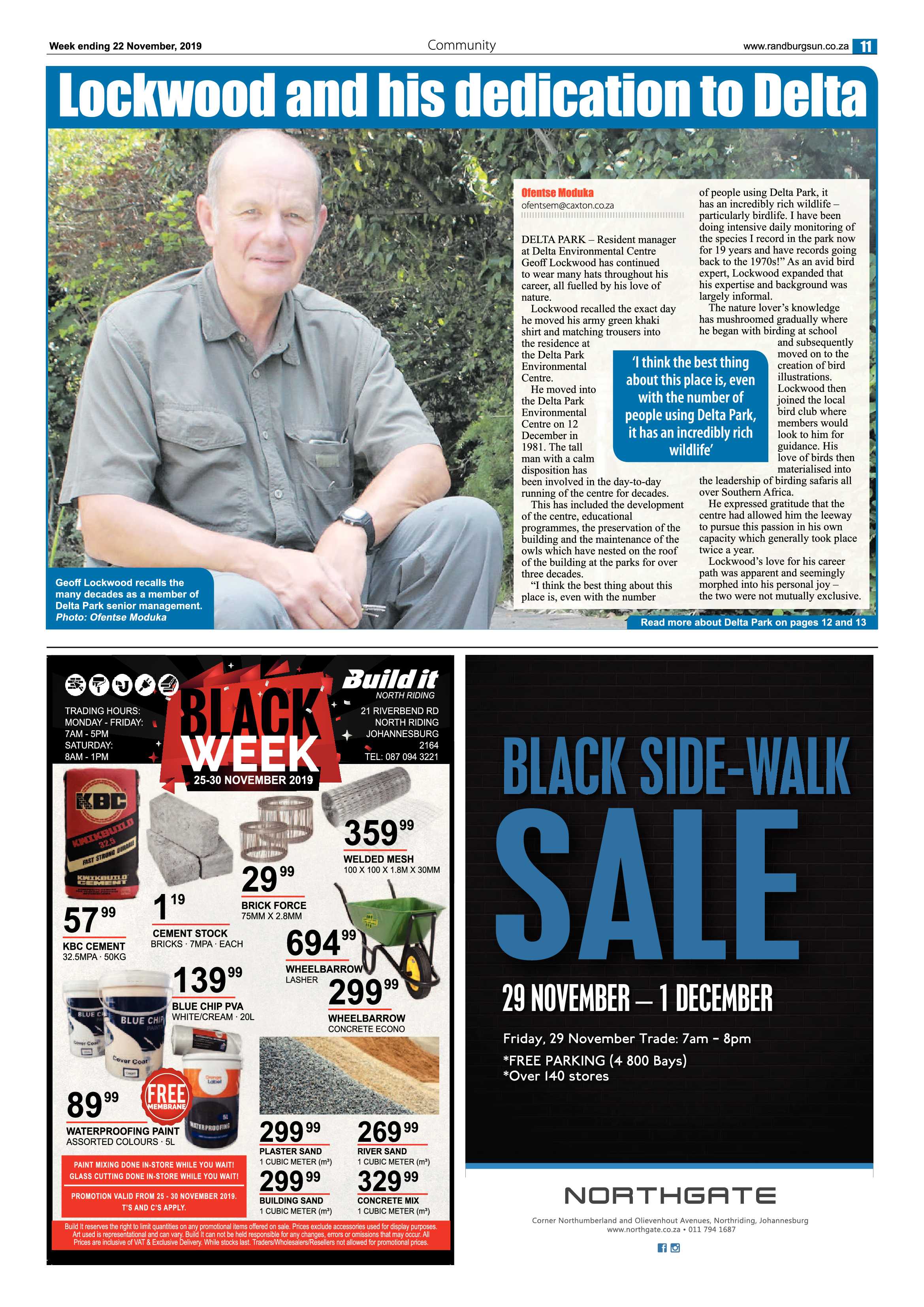 Randburg Sun 21 November, 2019 page 11