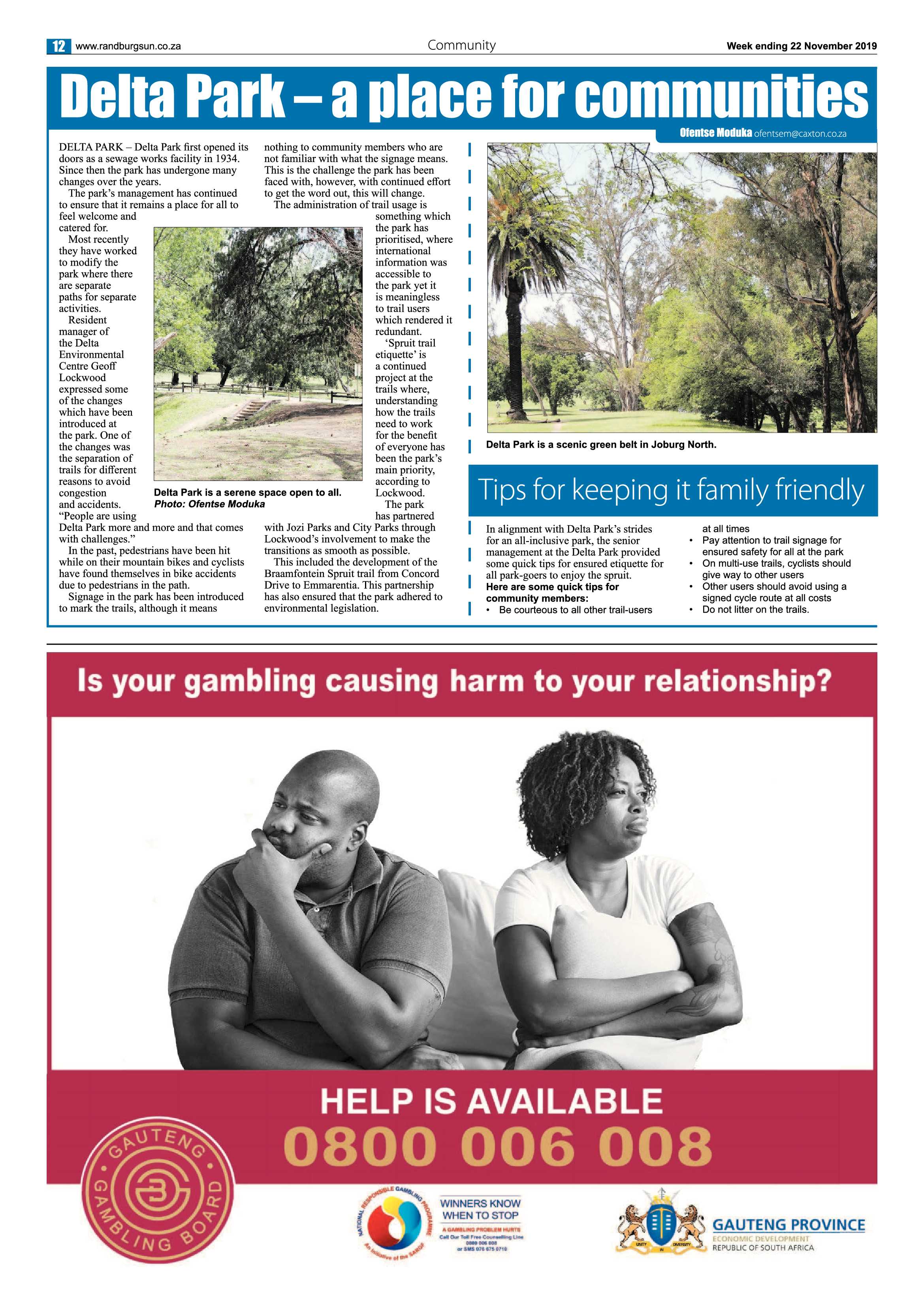 Randburg Sun 21 November, 2019 page 12