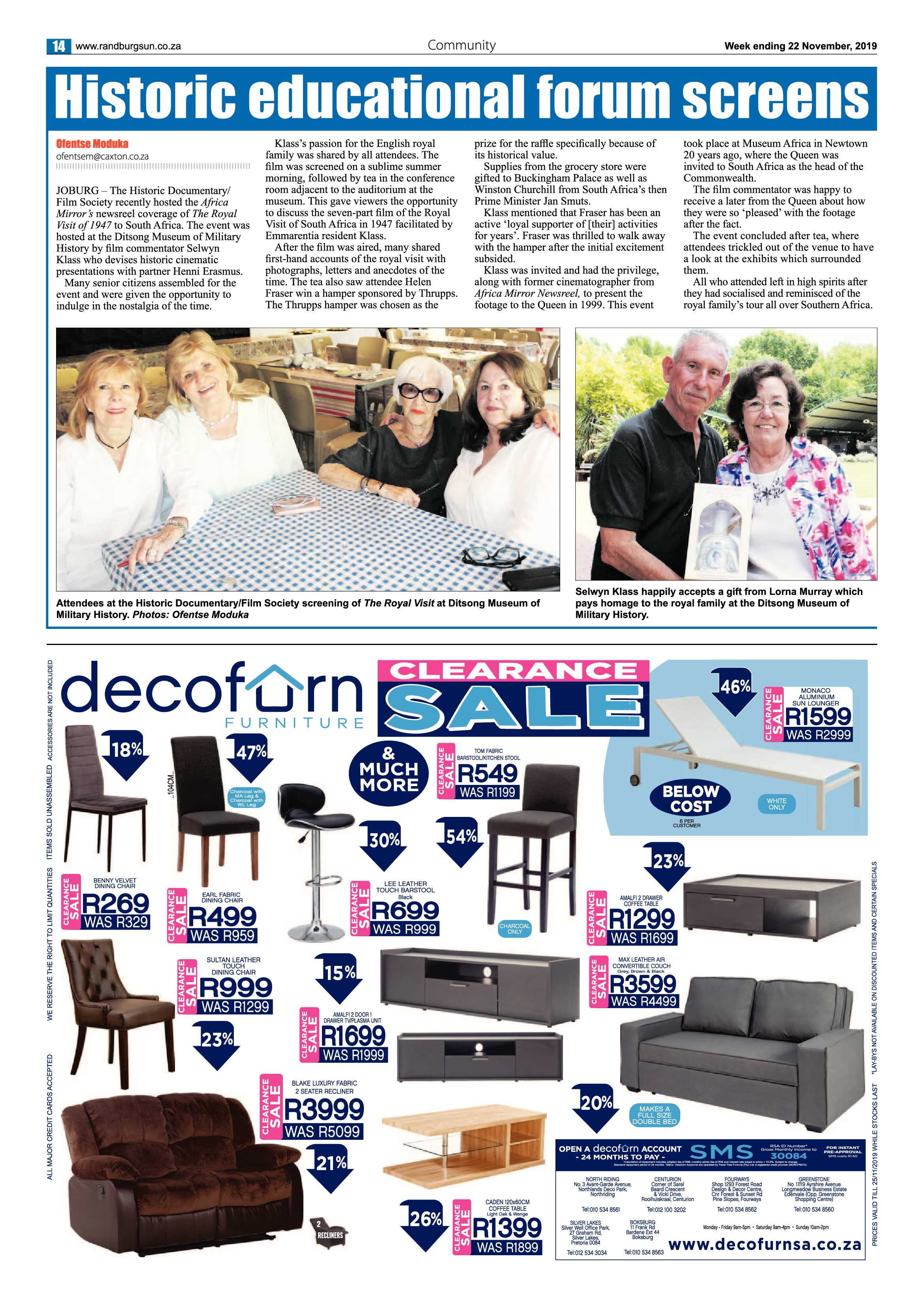 Randburg Sun 21 November, 2019 page 14