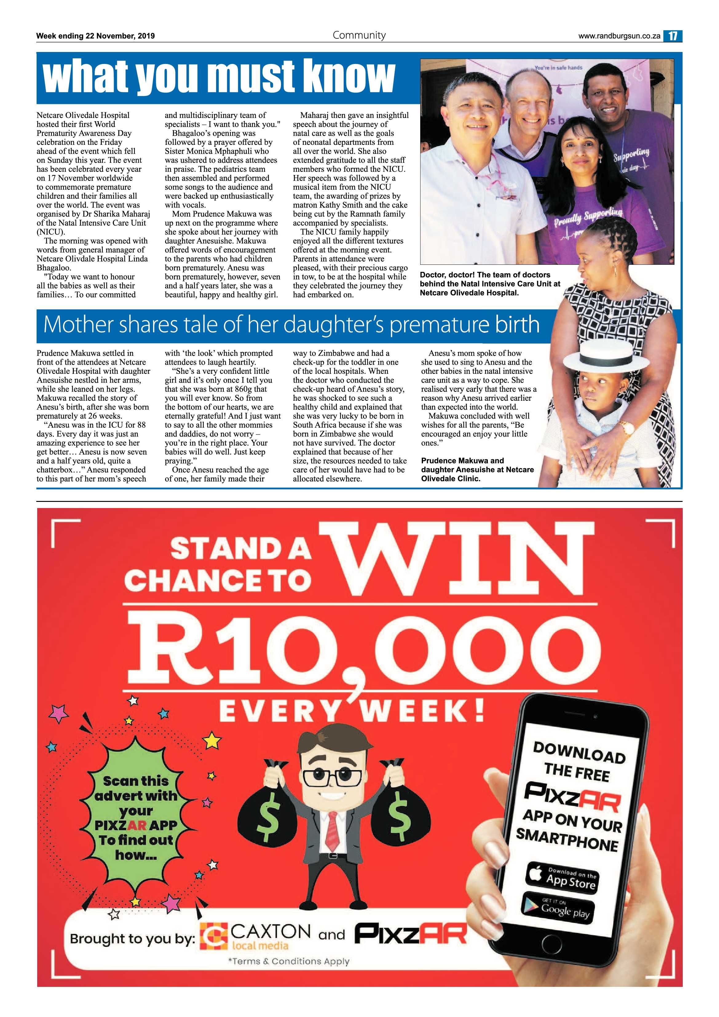 Randburg Sun 21 November, 2019 page 17