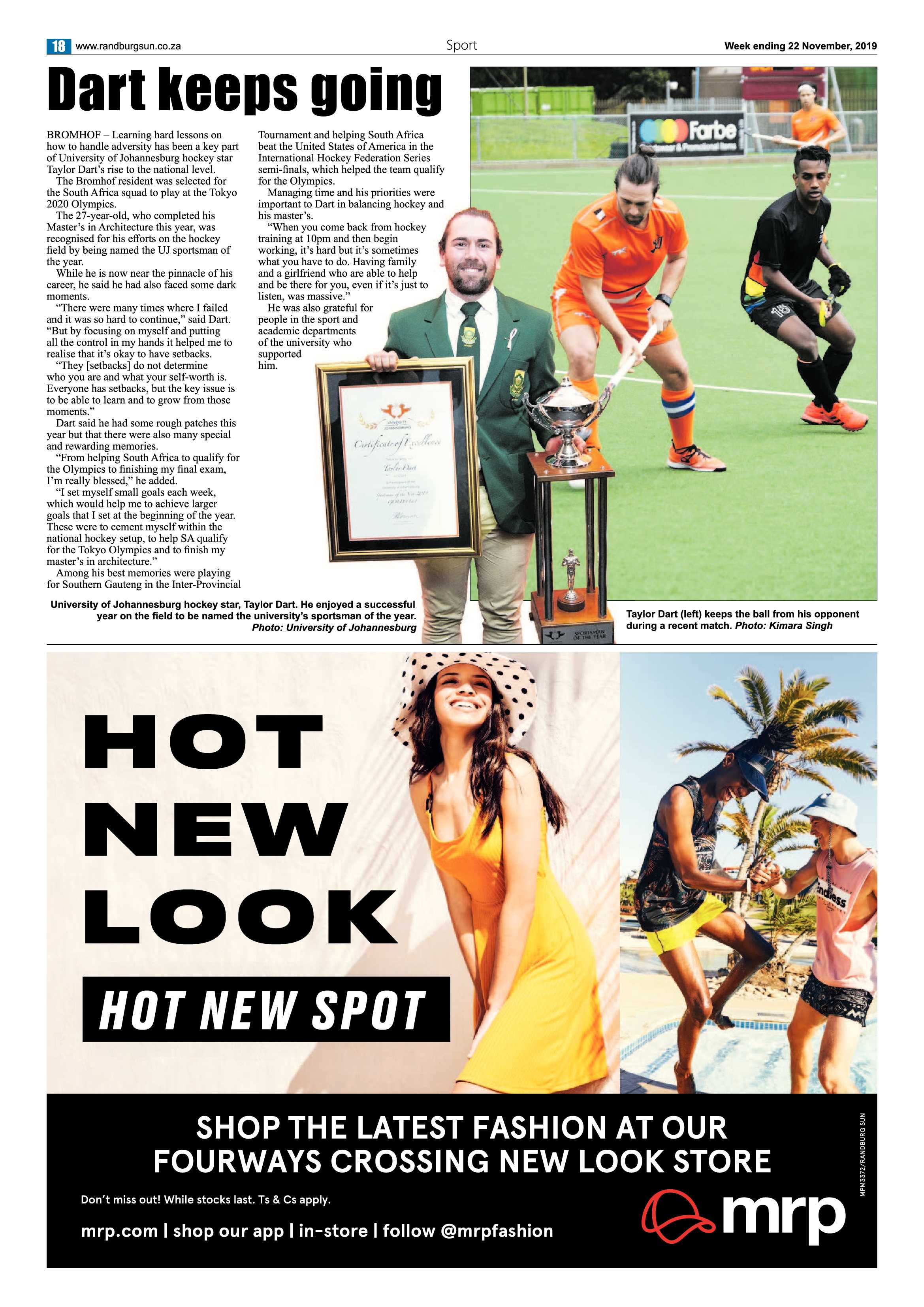 Randburg Sun 21 November, 2019 page 18