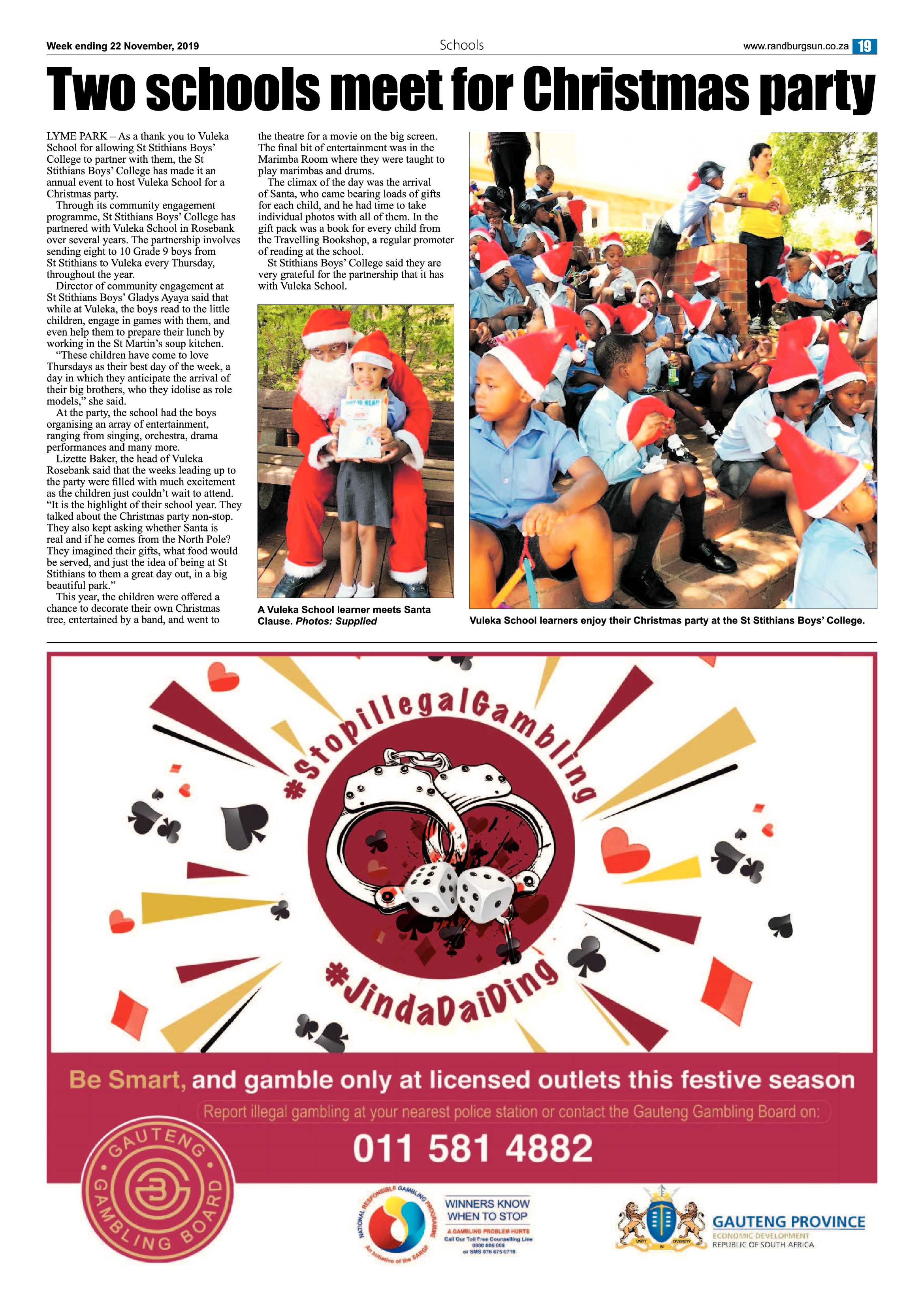 Randburg Sun 21 November, 2019 page 19