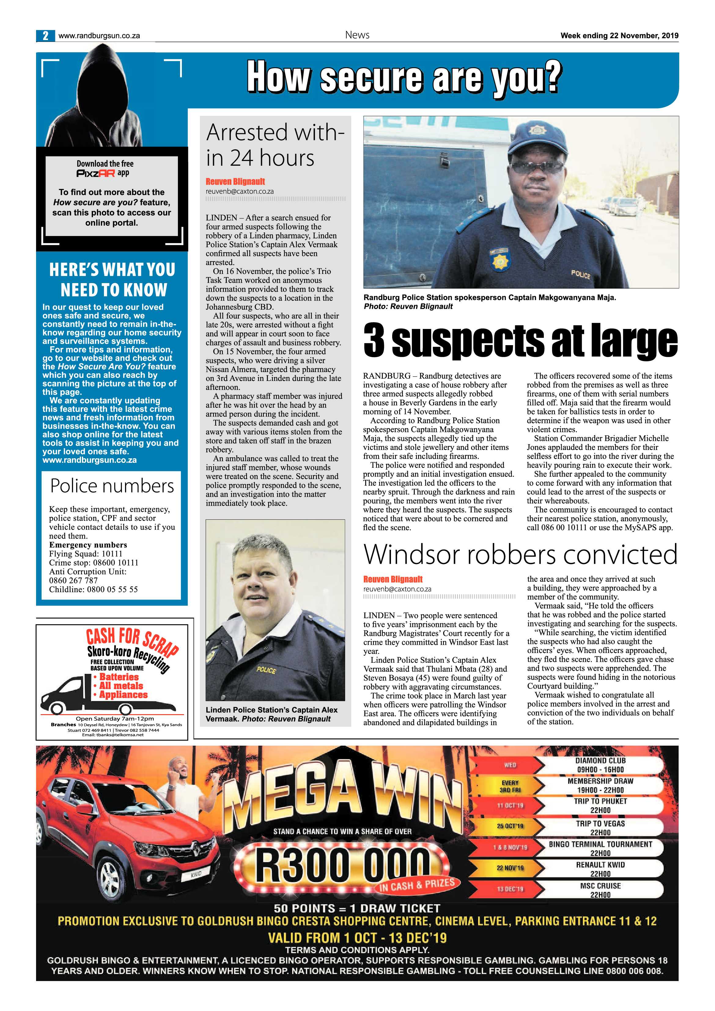 Randburg Sun 21 November, 2019 page 2