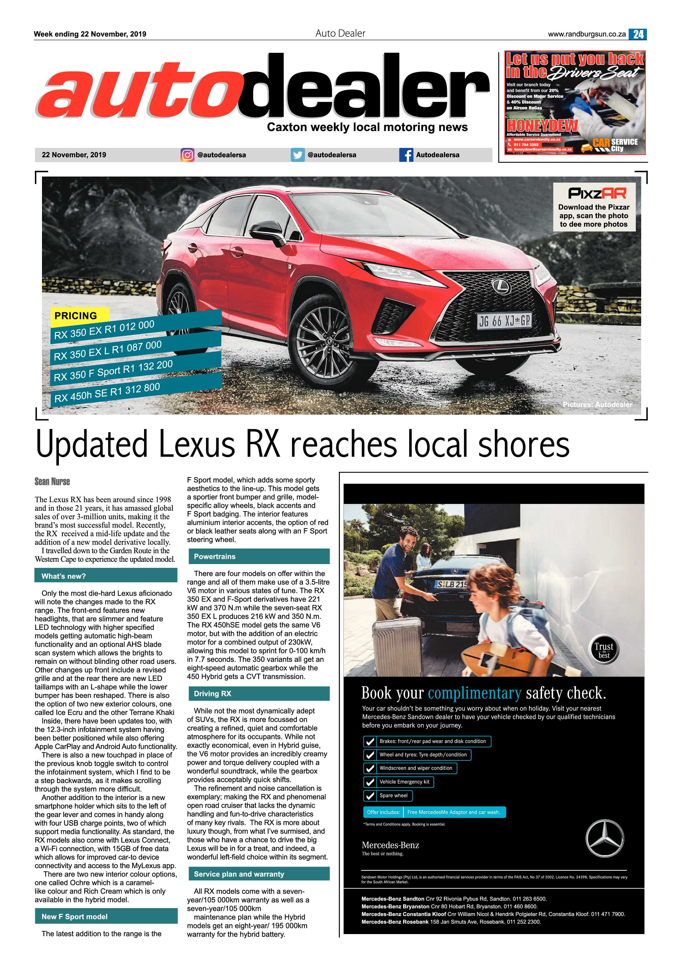 Randburg Sun 21 November, 2019 page 24