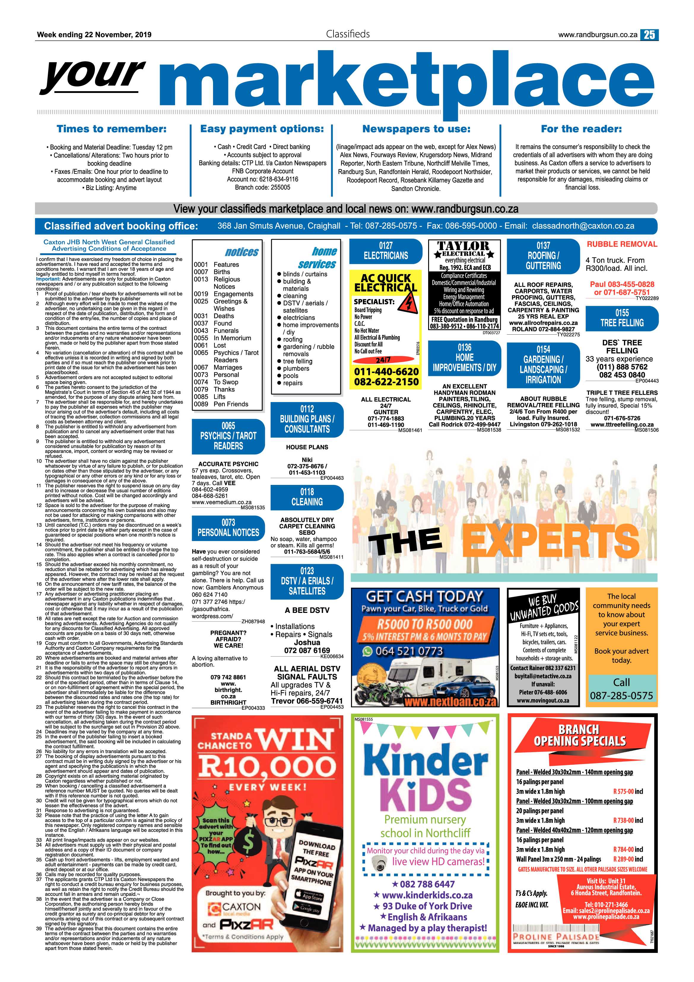 Randburg Sun 21 November, 2019 page 25