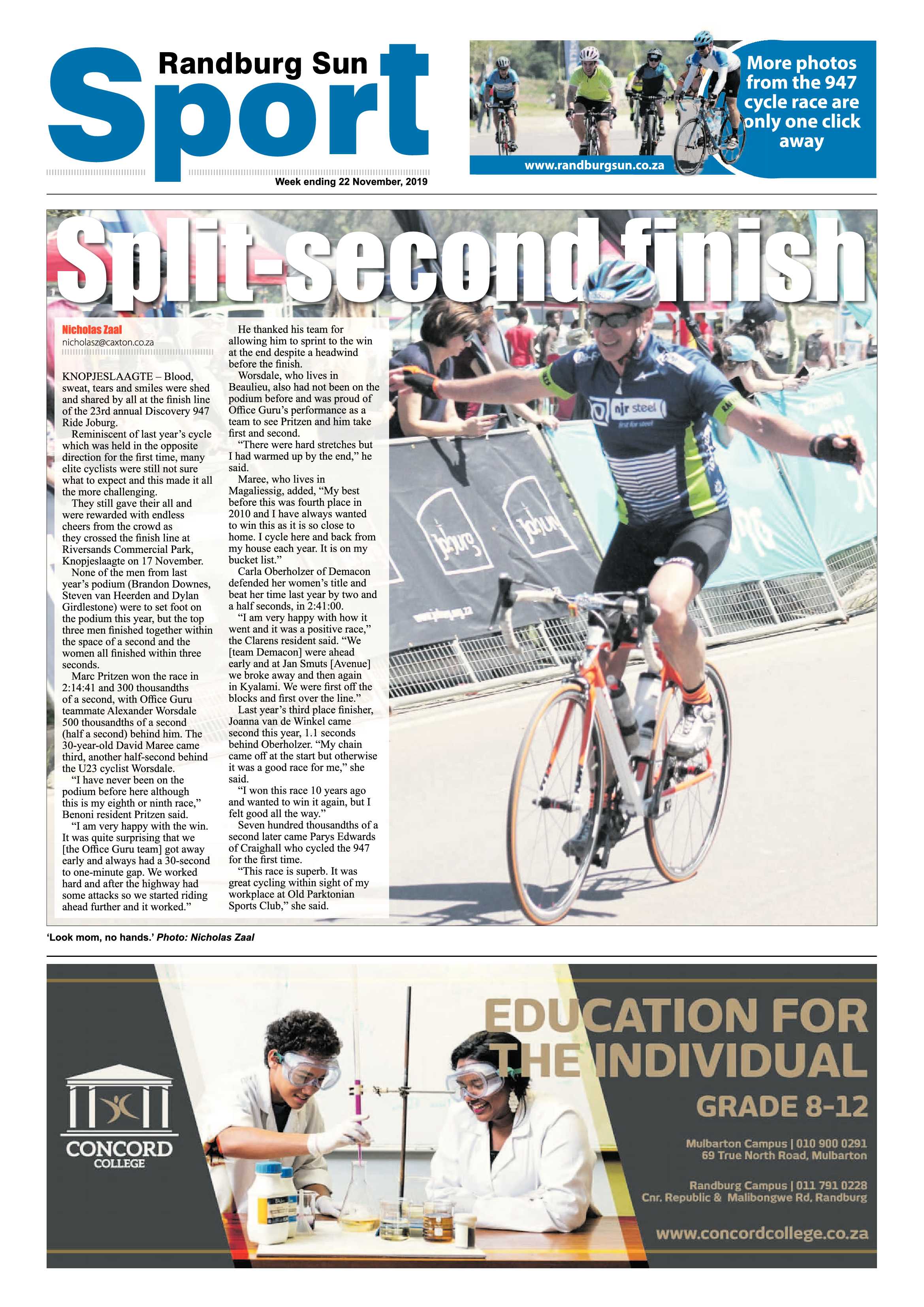 Randburg Sun 21 November, 2019 page 28