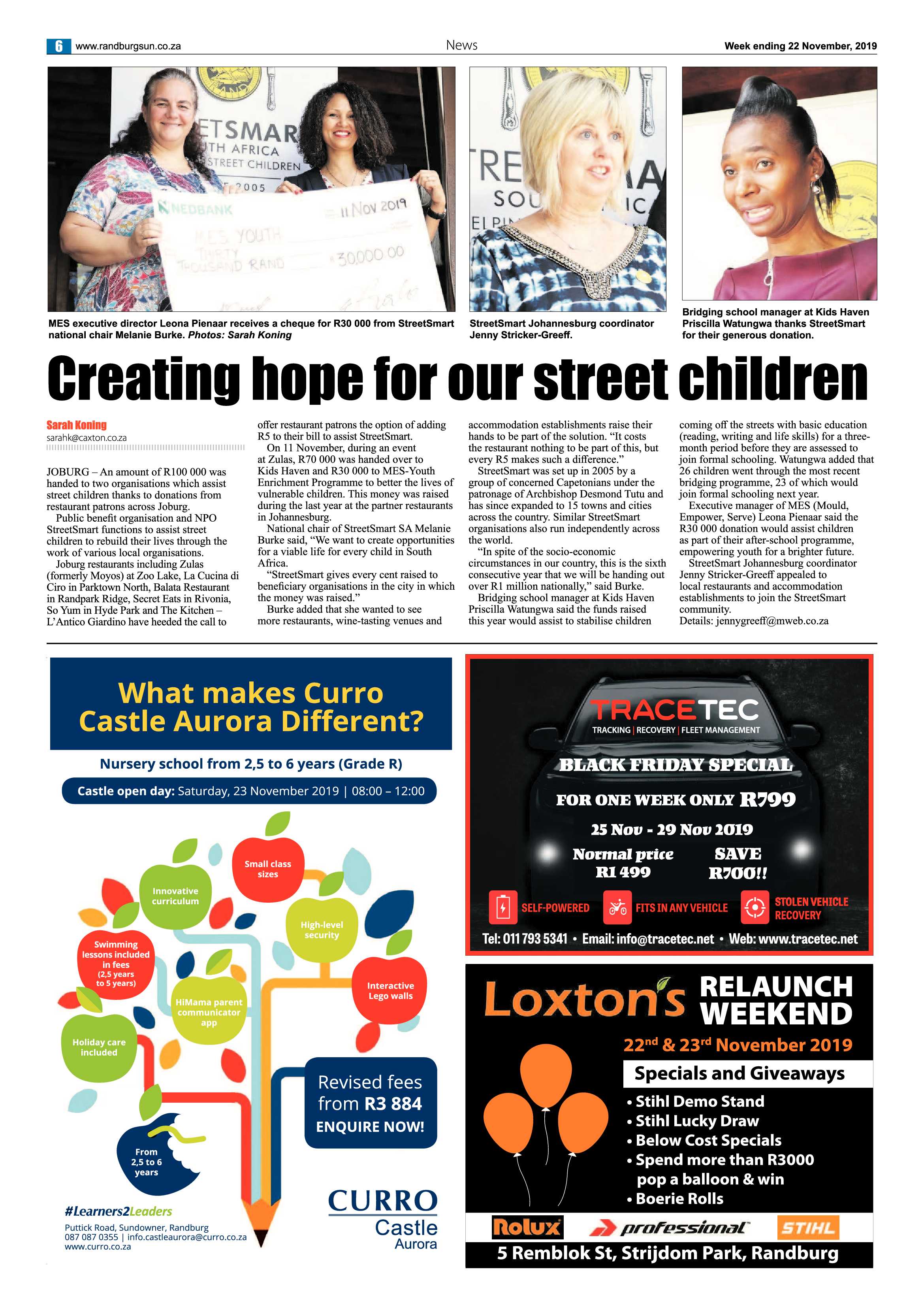 Randburg Sun 21 November, 2019 page 6