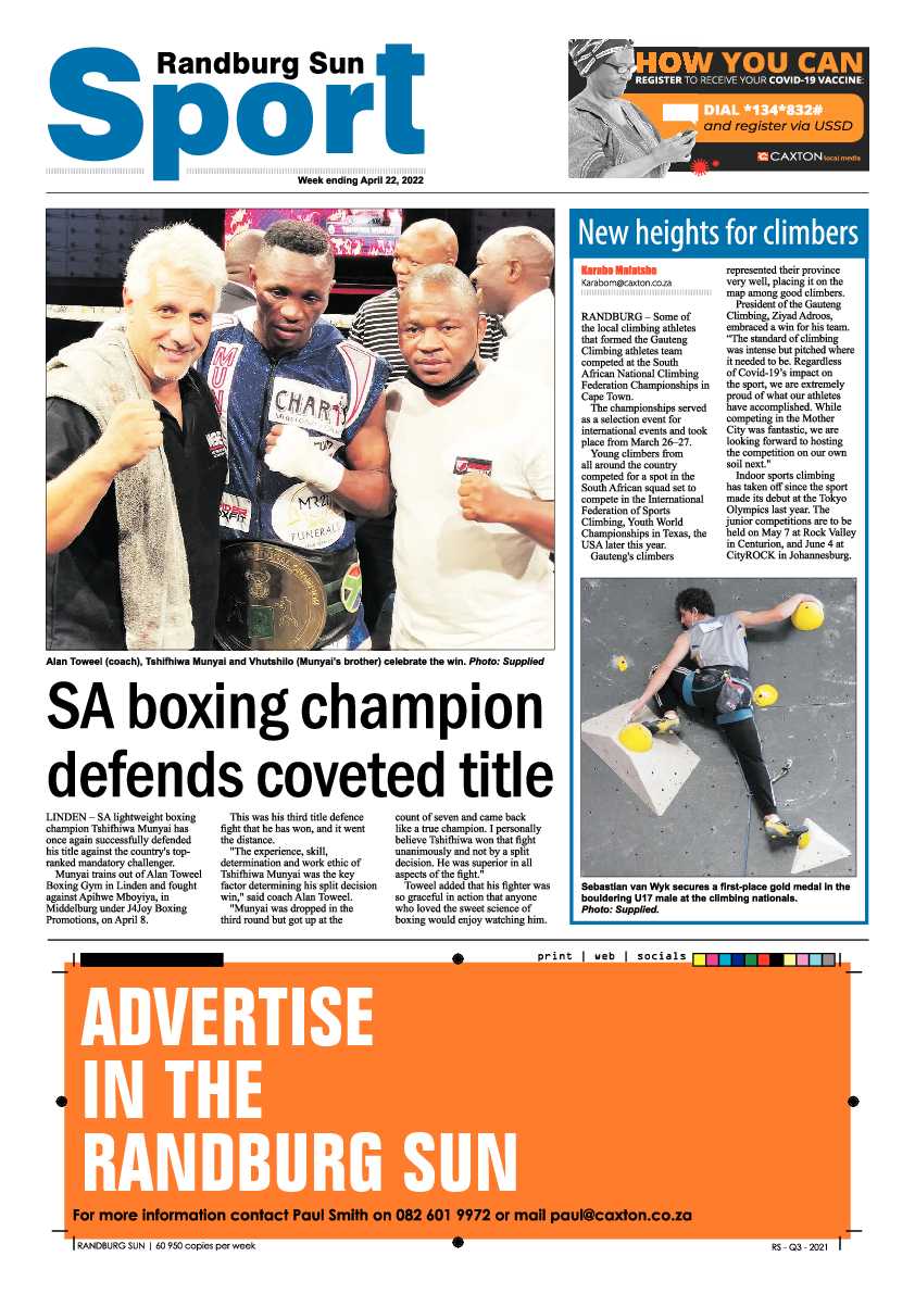 Randburg Sun 22 April 2022 page 8