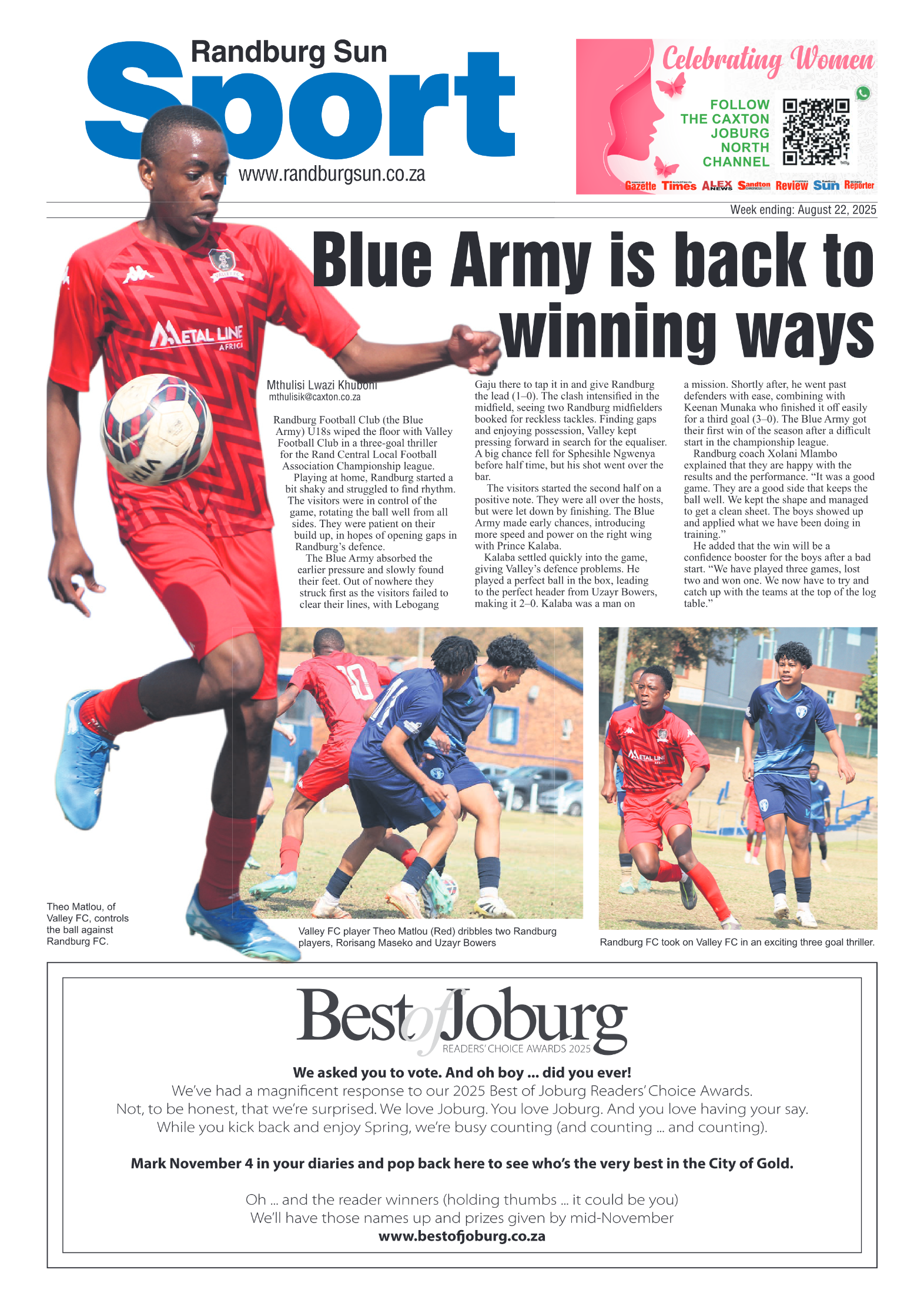 Randburg Sun 22 August 2025 page 8