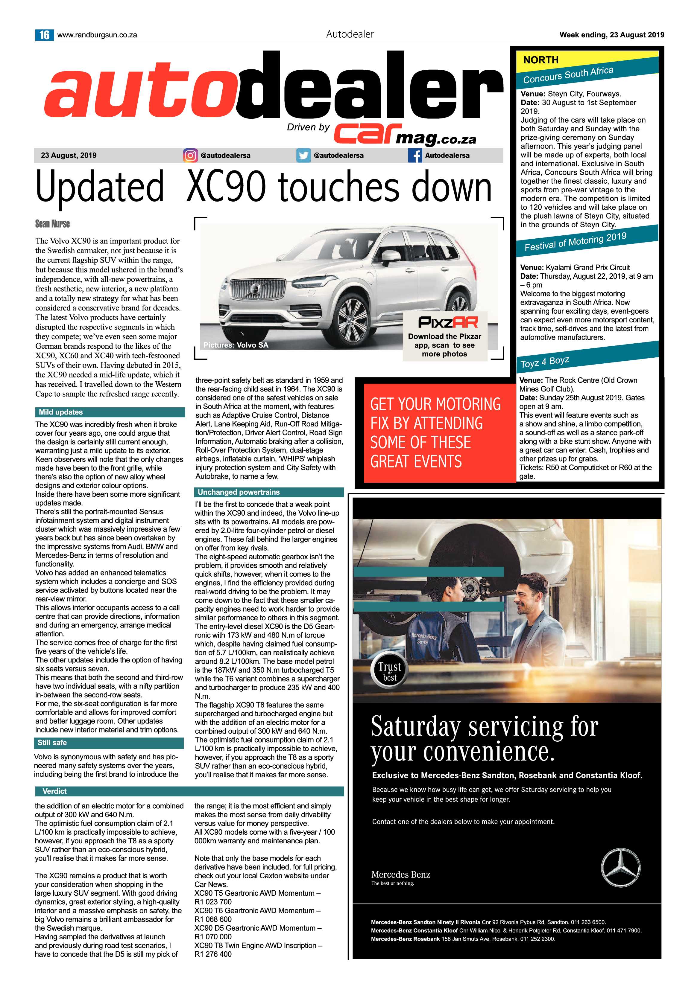Randburg Sun 22 August, 2019 page 16