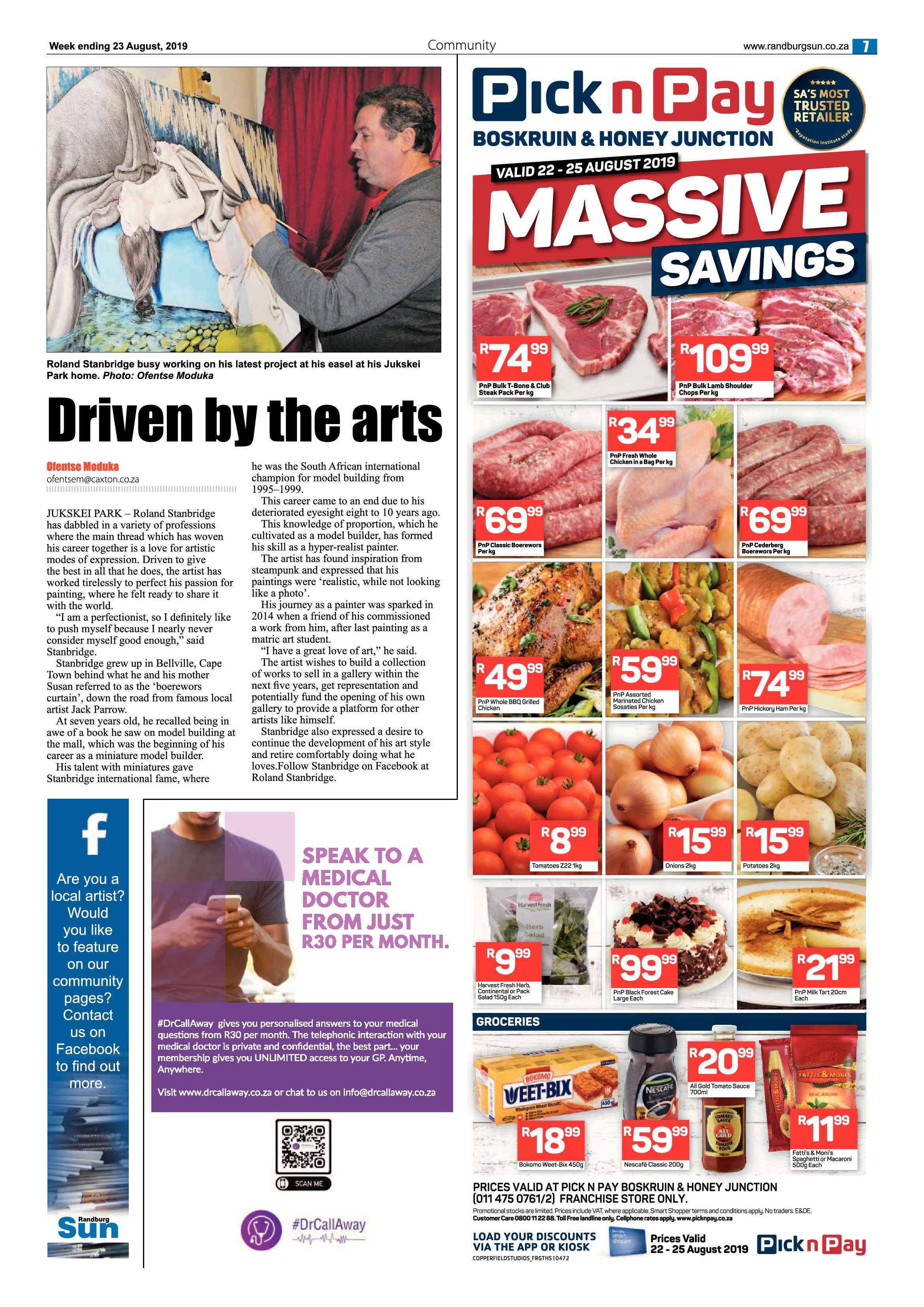 Randburg Sun 22 August, 2019 page 7