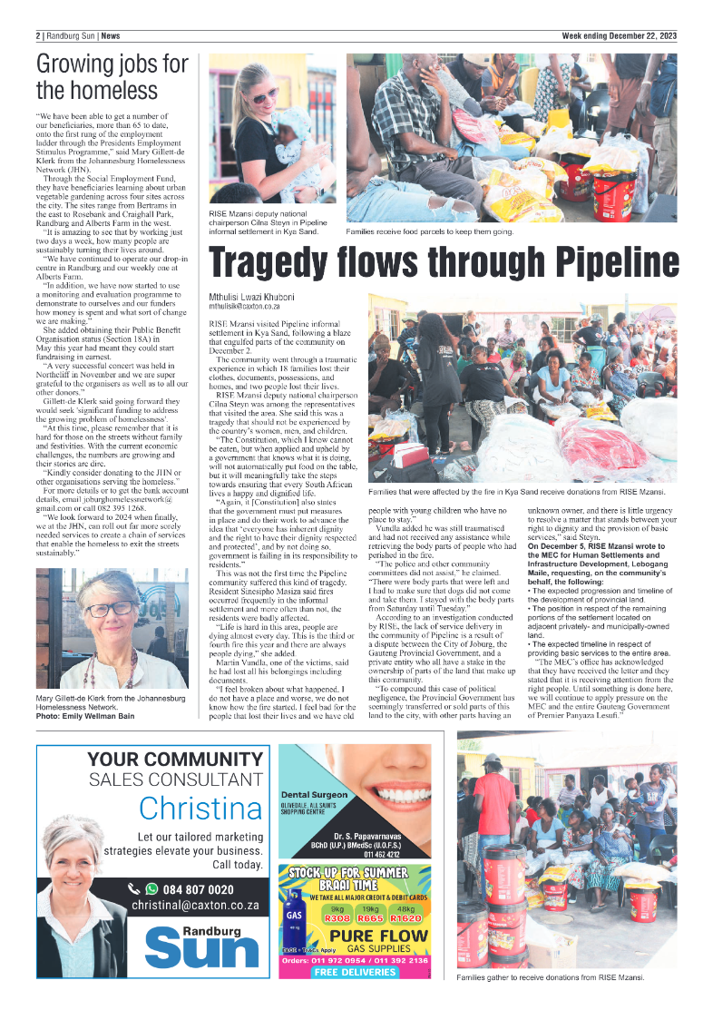 Randburg Sun 22 December 2023 page 2