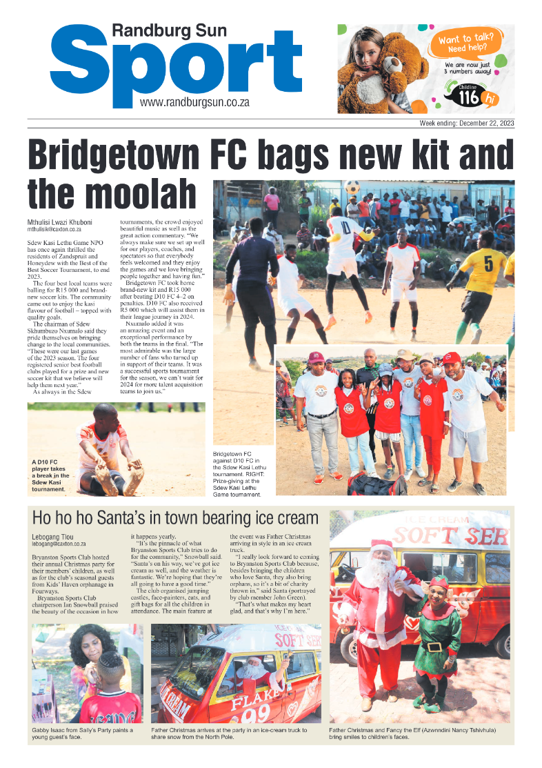 Randburg Sun 22 December 2023 page 8