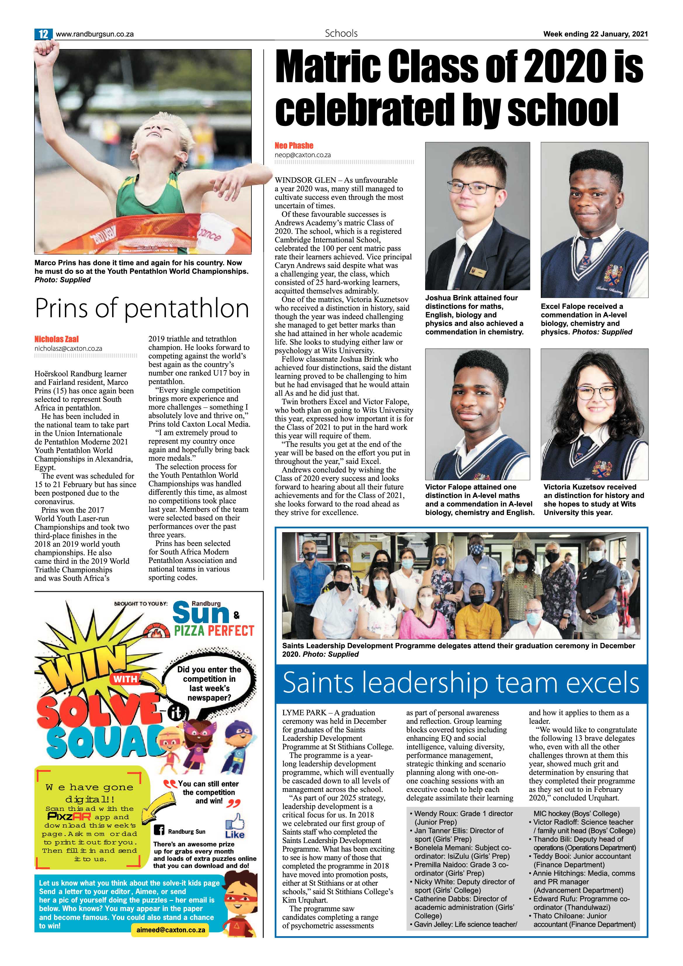 Randburg Sun 22 January 2020 page 12