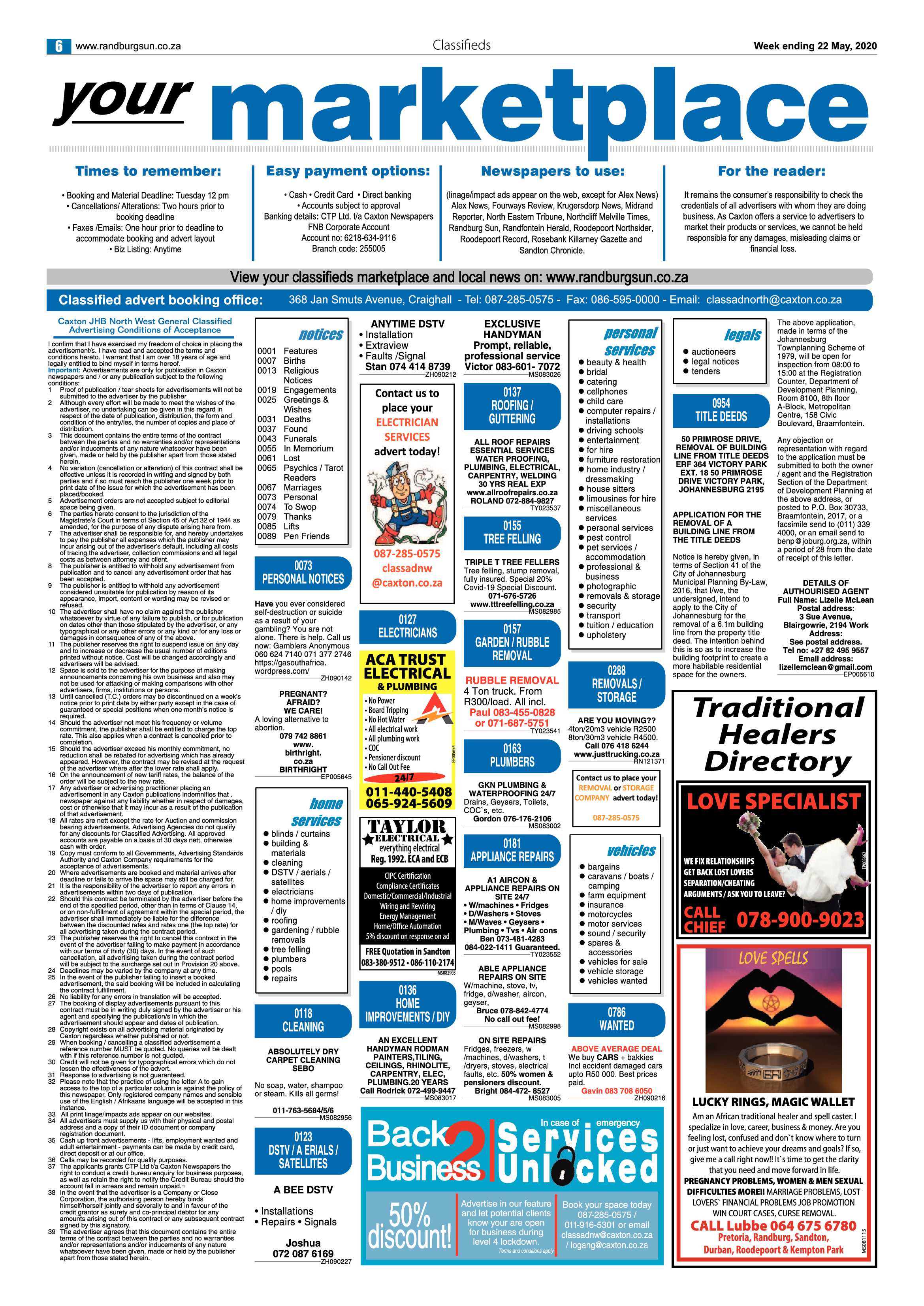 Randburg Sun 22 May 2020 page 6