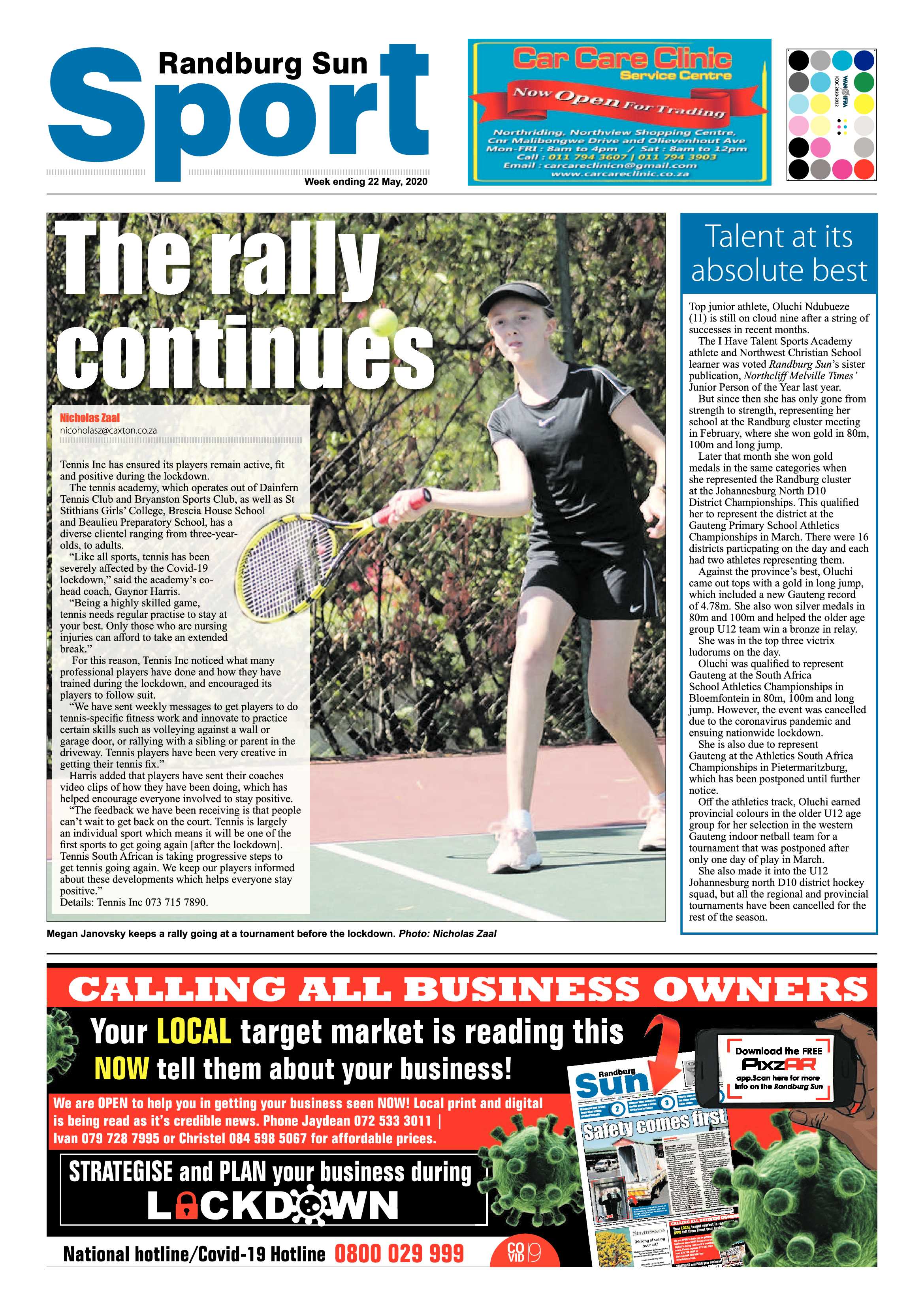 Randburg Sun 22 May 2020 page 8