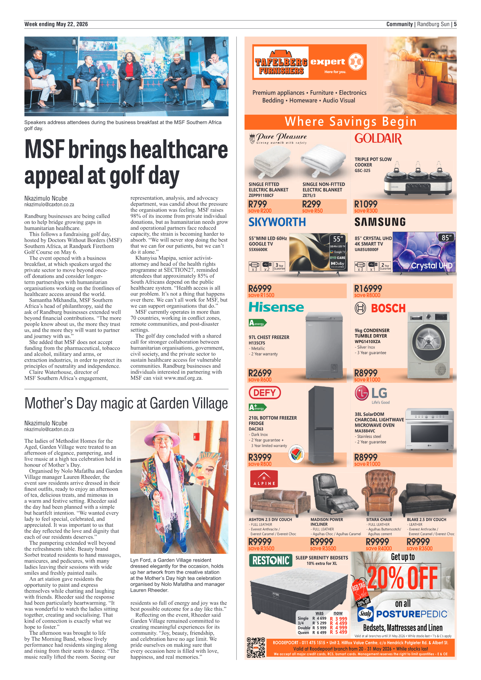 Randburg Sun 22 May 2026 page 5