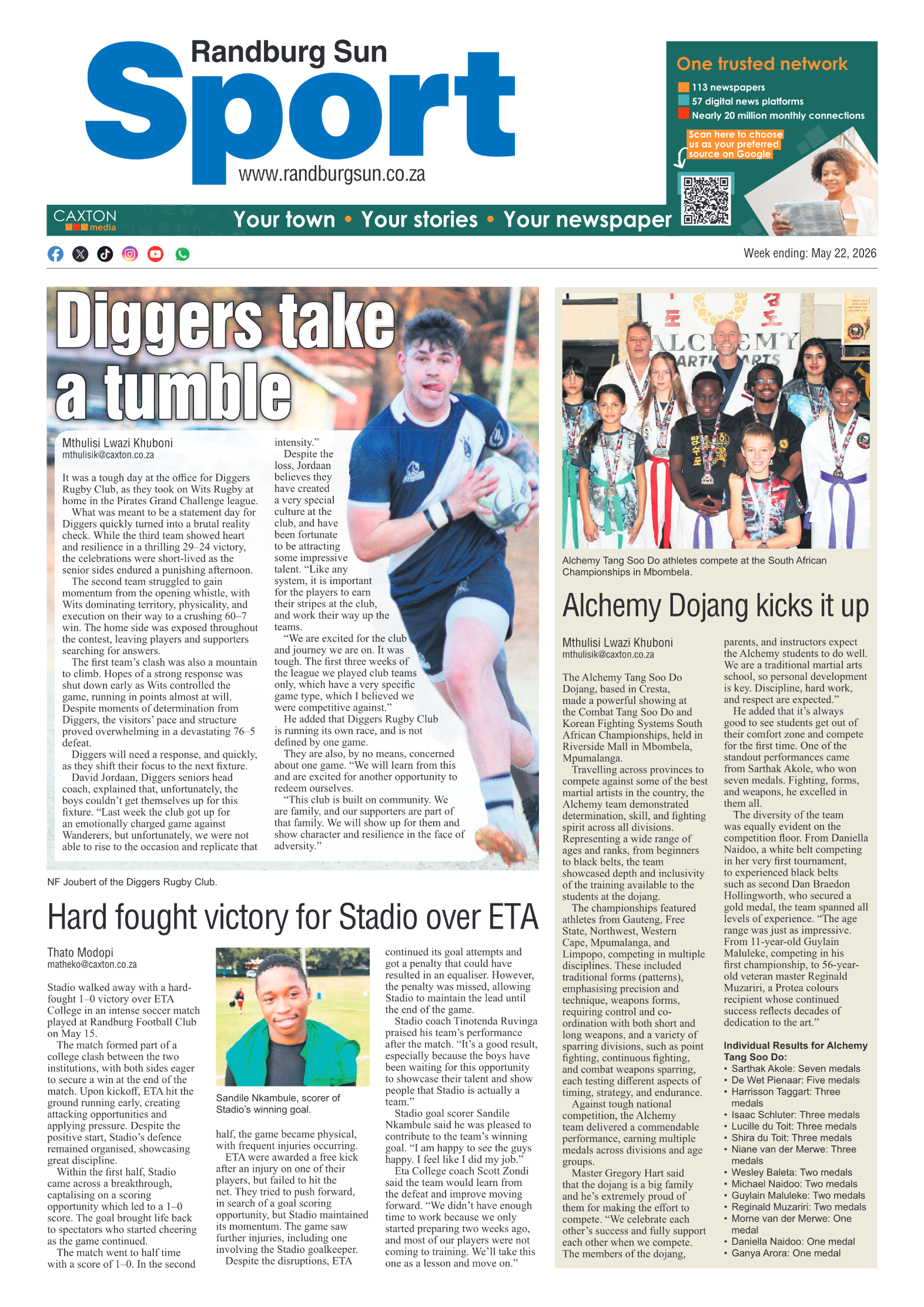 Randburg Sun 22 May 2026 page 8