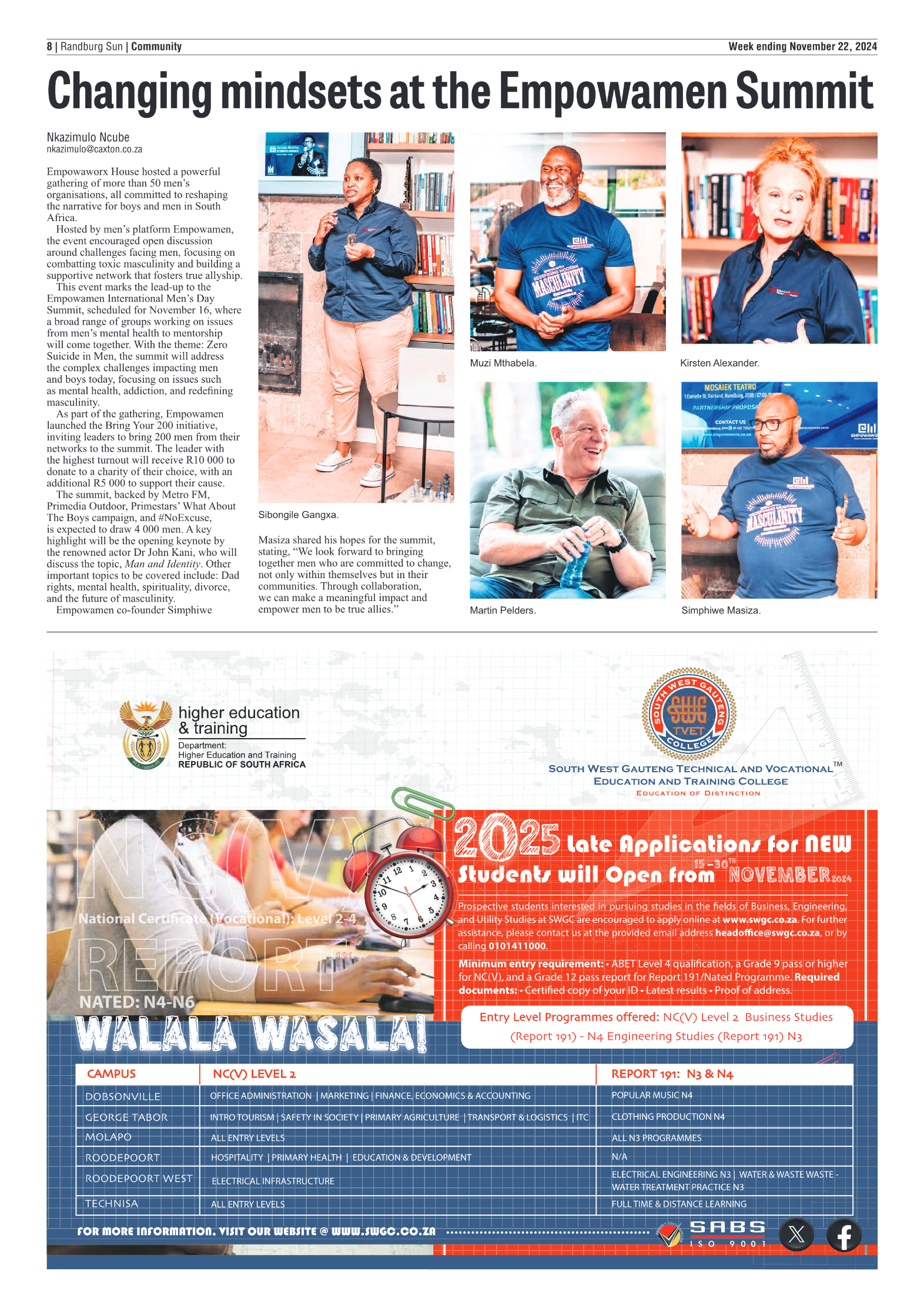Randburg Sun 22 November 2024 page 8
