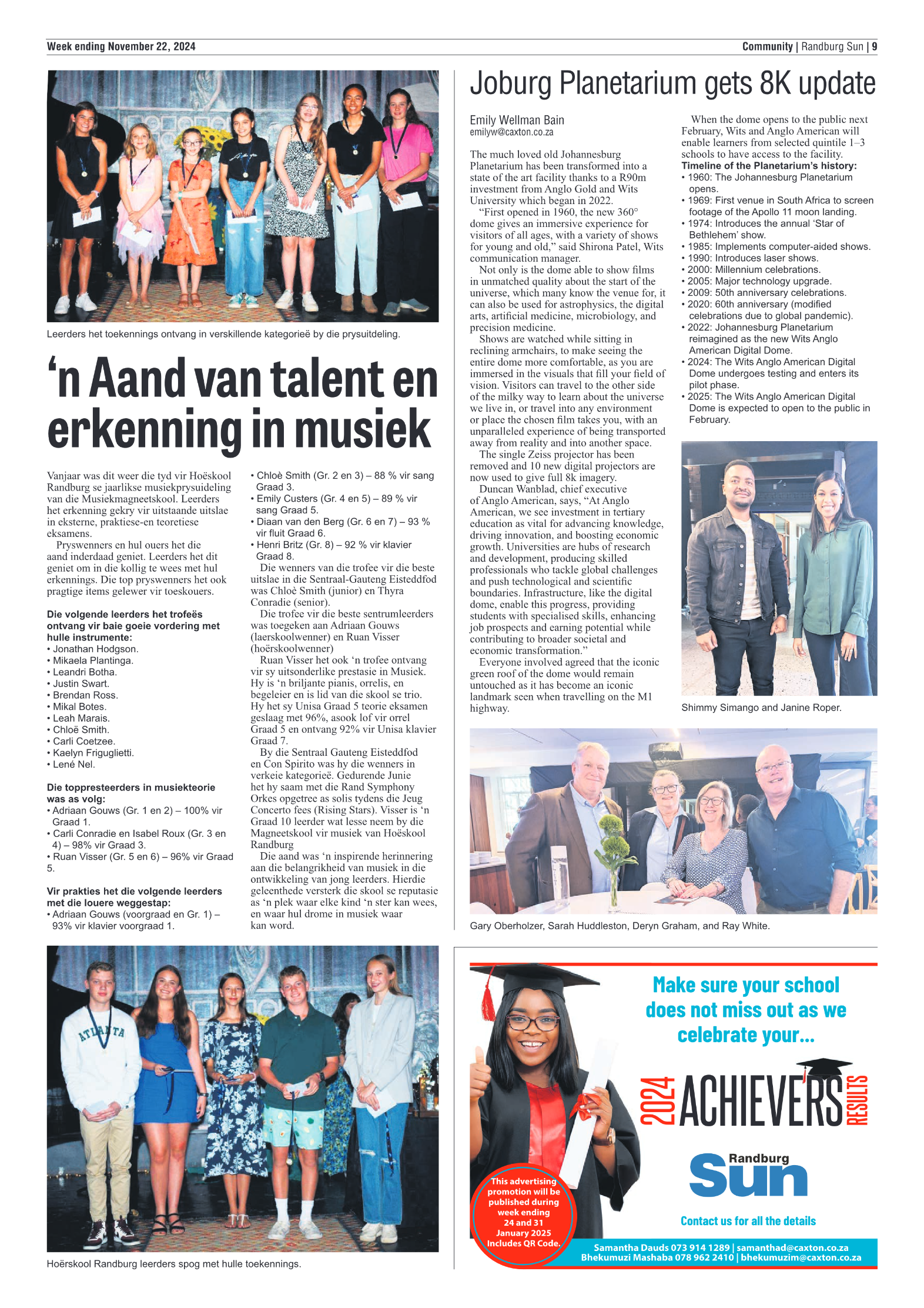Randburg Sun 22 November 2024 page 9