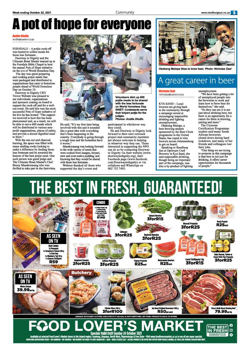 Randburg Sun 22 October 2021 page 5