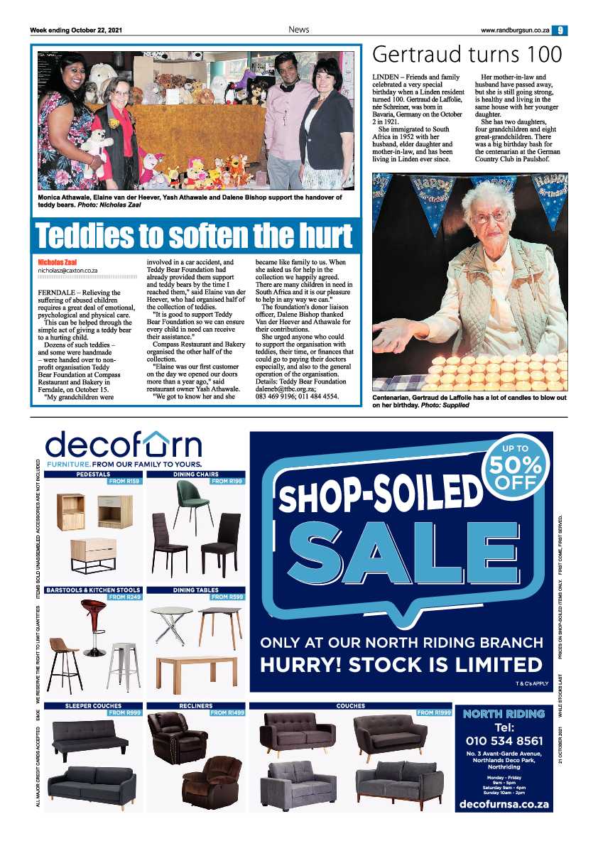 Randburg Sun 22 October 2021 page 9