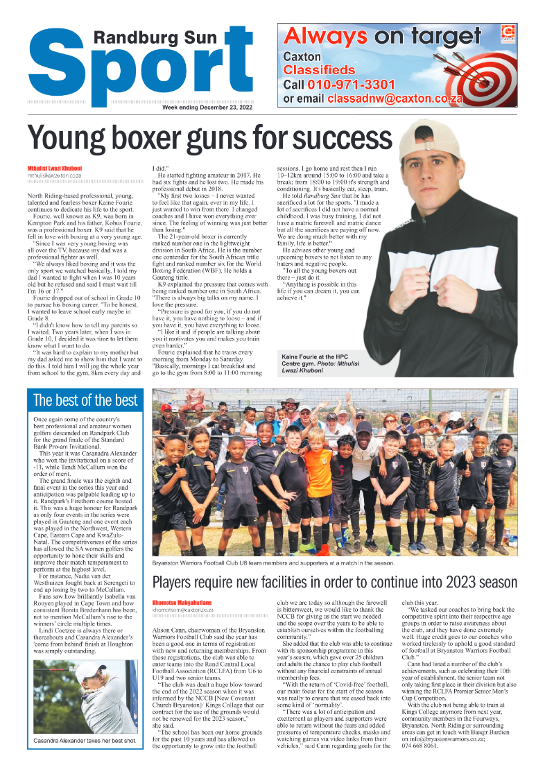 Randburg Sun 23 Dec 2022 page 8