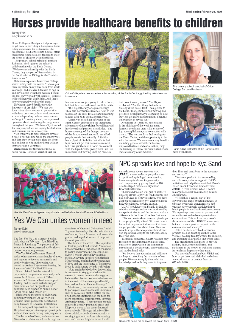 Randburg Sun 23 Feburary 2024 page 4