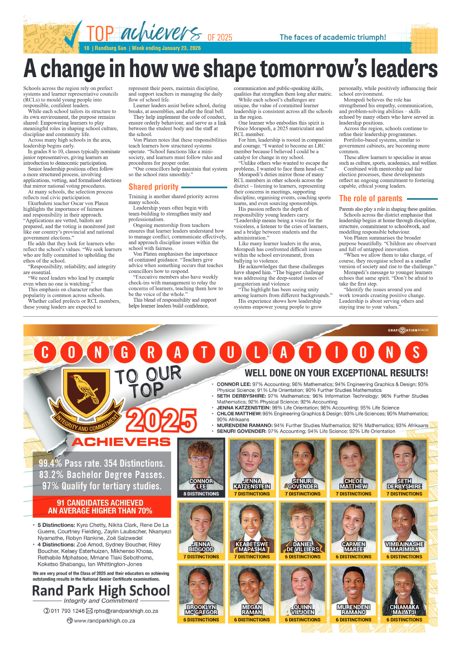 Randburg Sun 23 January 2026 page 18