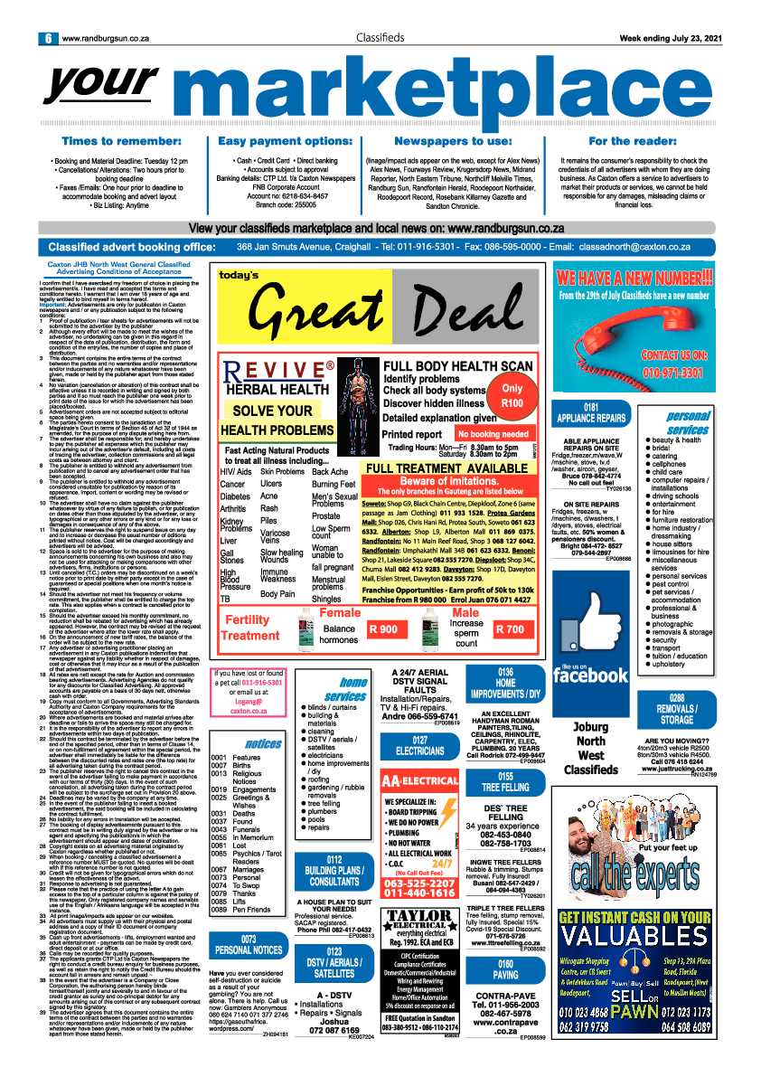 Randburg Sun 23 July 2021 page 6