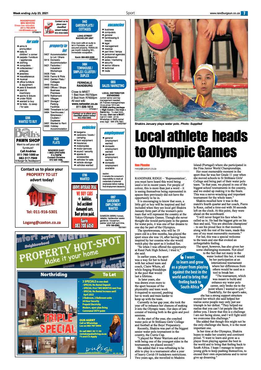 Randburg Sun 23 July 2021 page 7
