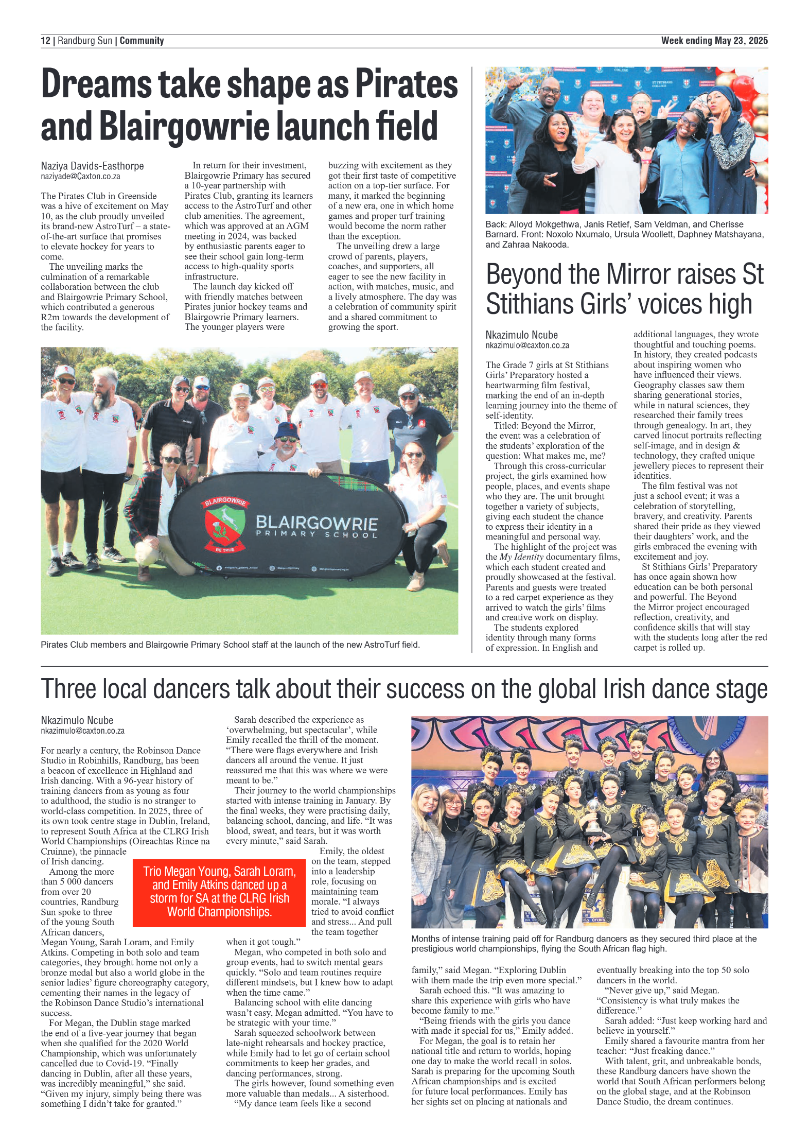 Randburg Sun 23 May 2025 page 12