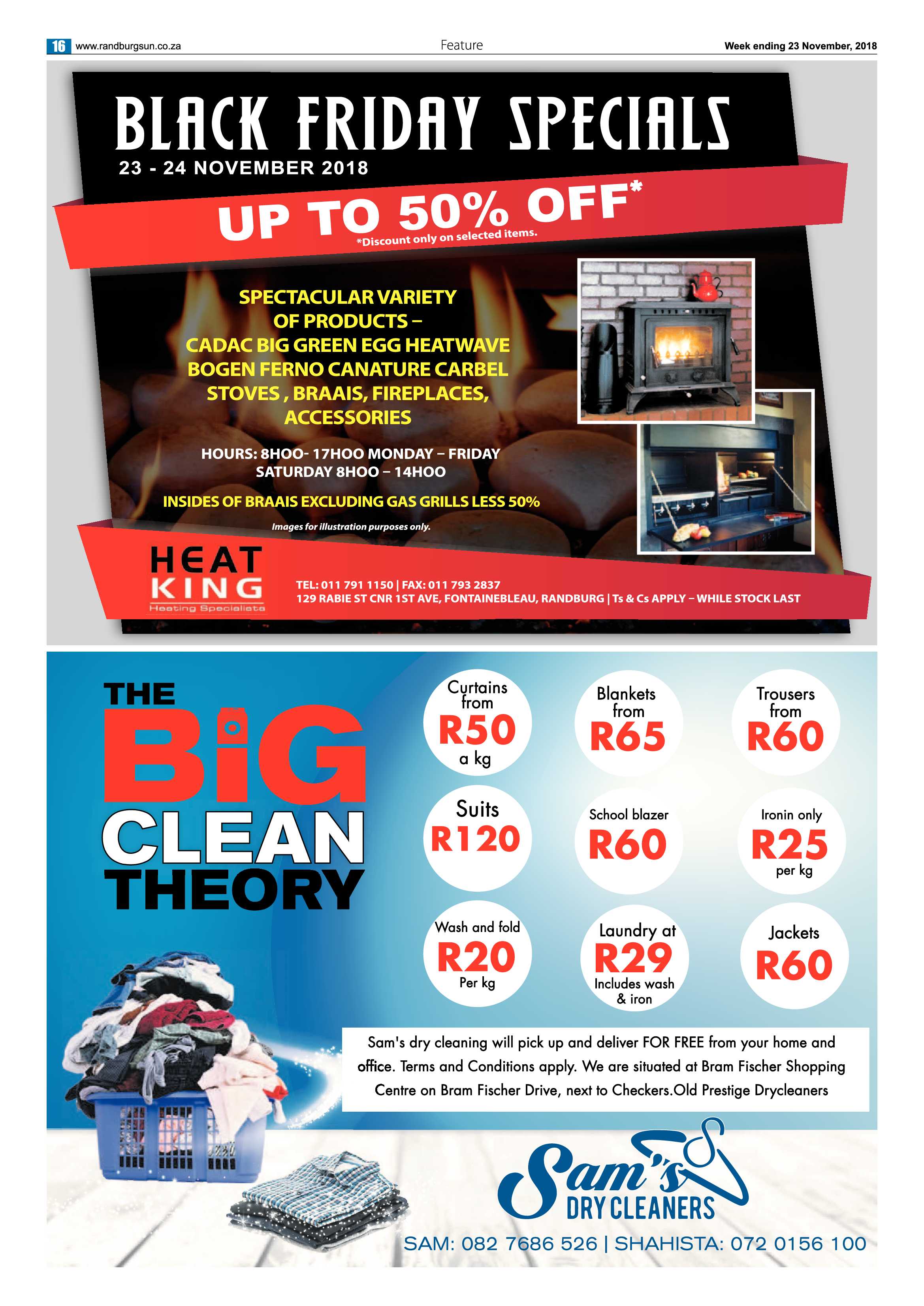 Randburg Sun 23 November 2018 page 16