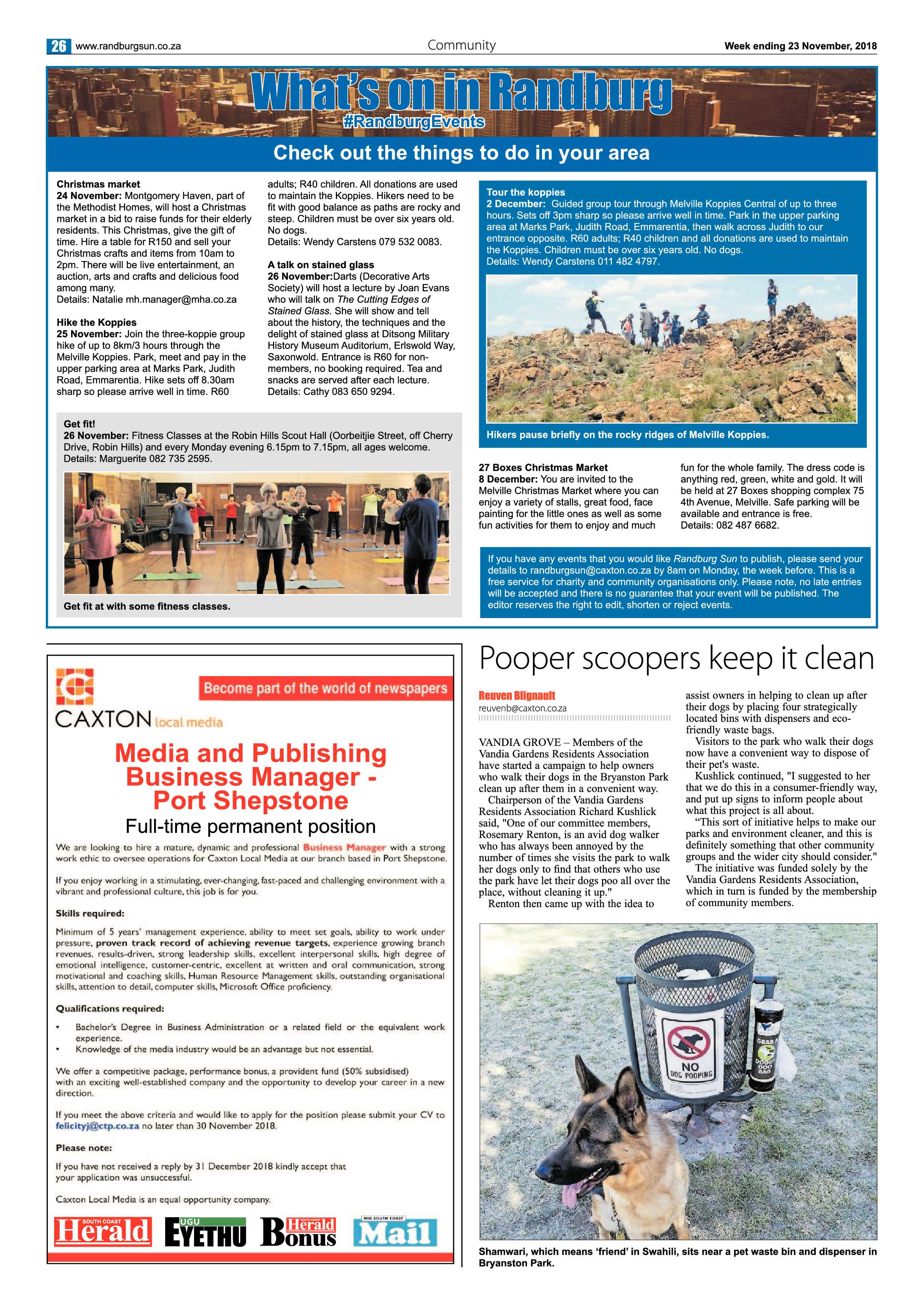 Randburg Sun 23 November 2018 page 26
