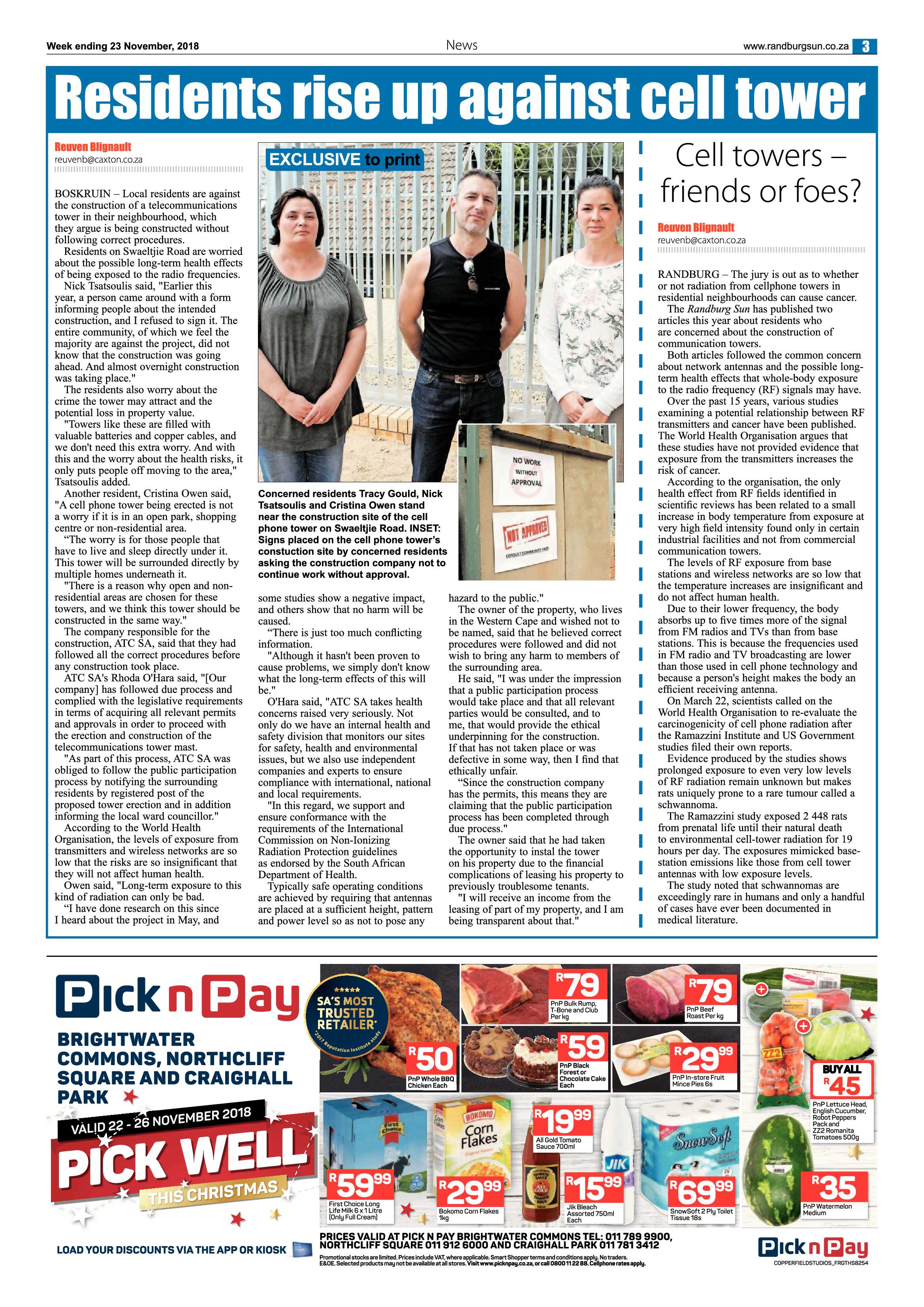 Randburg Sun 23 November 2018 page 3
