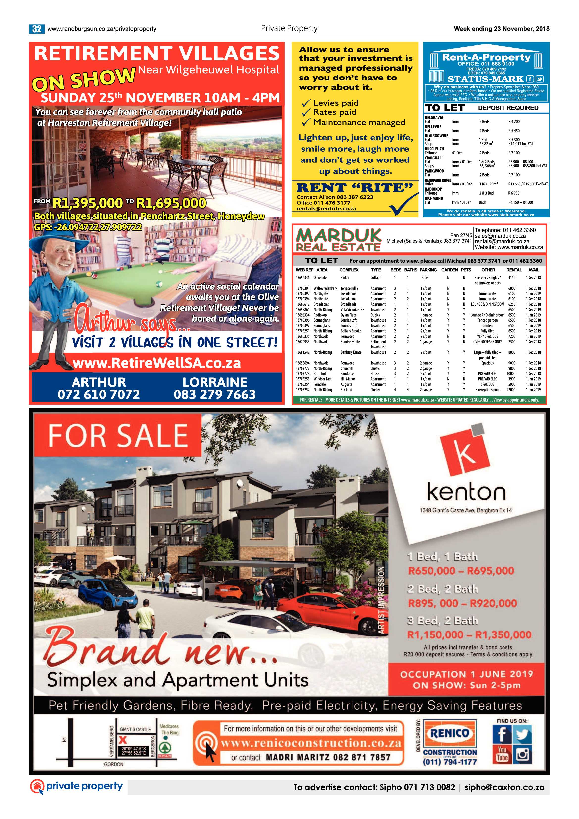 Randburg Sun 23 November 2018 page 32