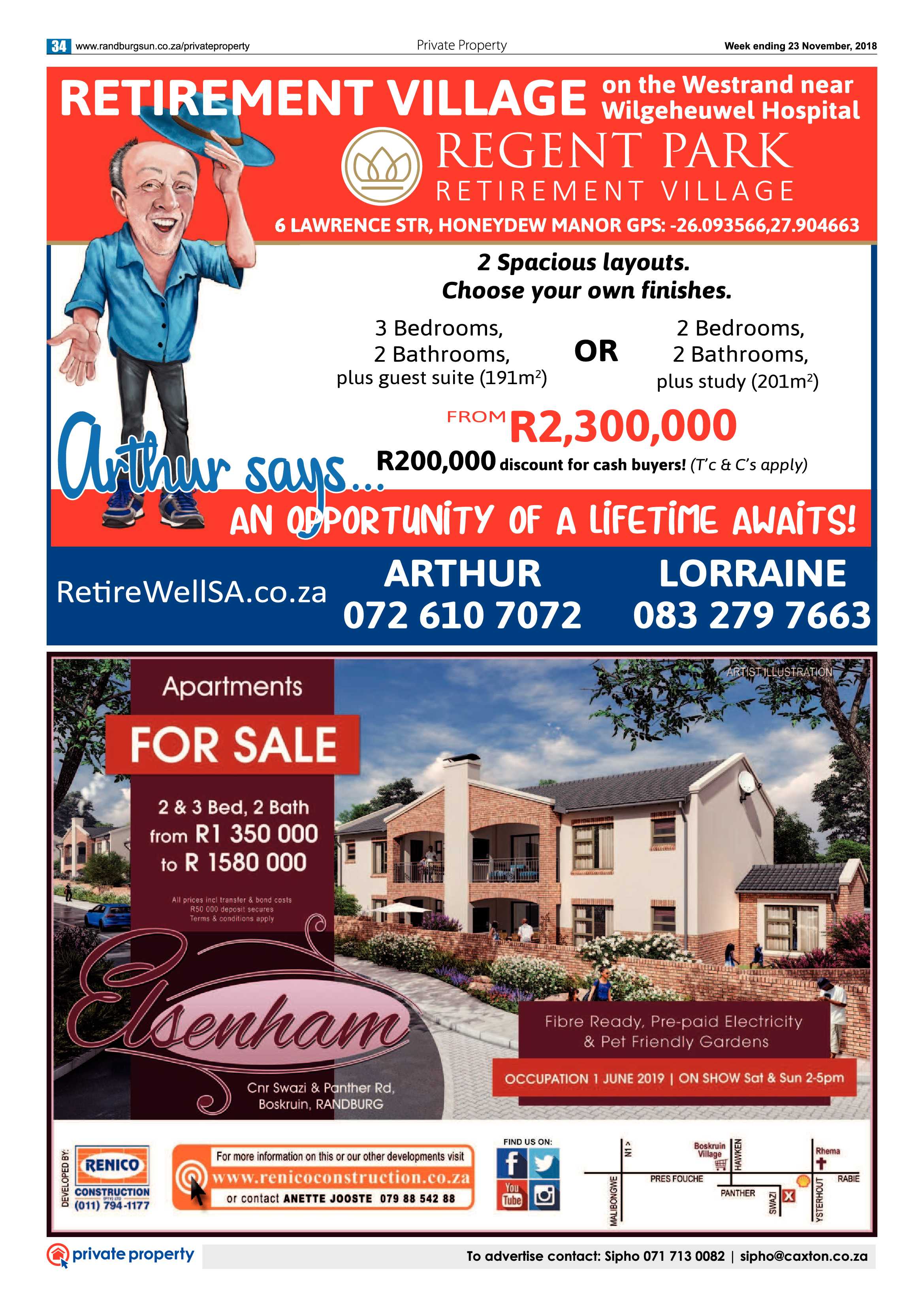 Randburg Sun 23 November 2018 page 34
