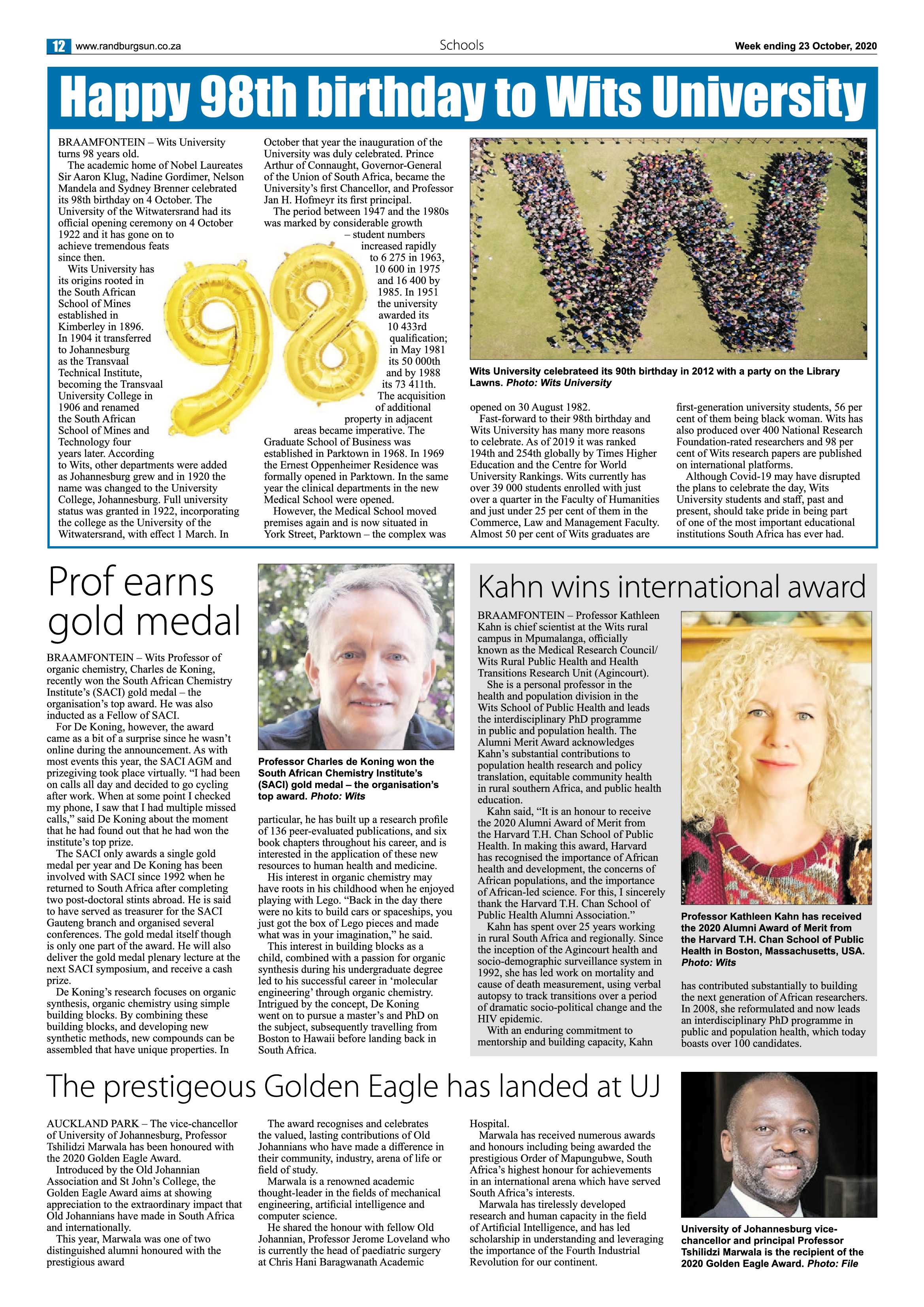 Randburg Sun 23 October 2020 page 12