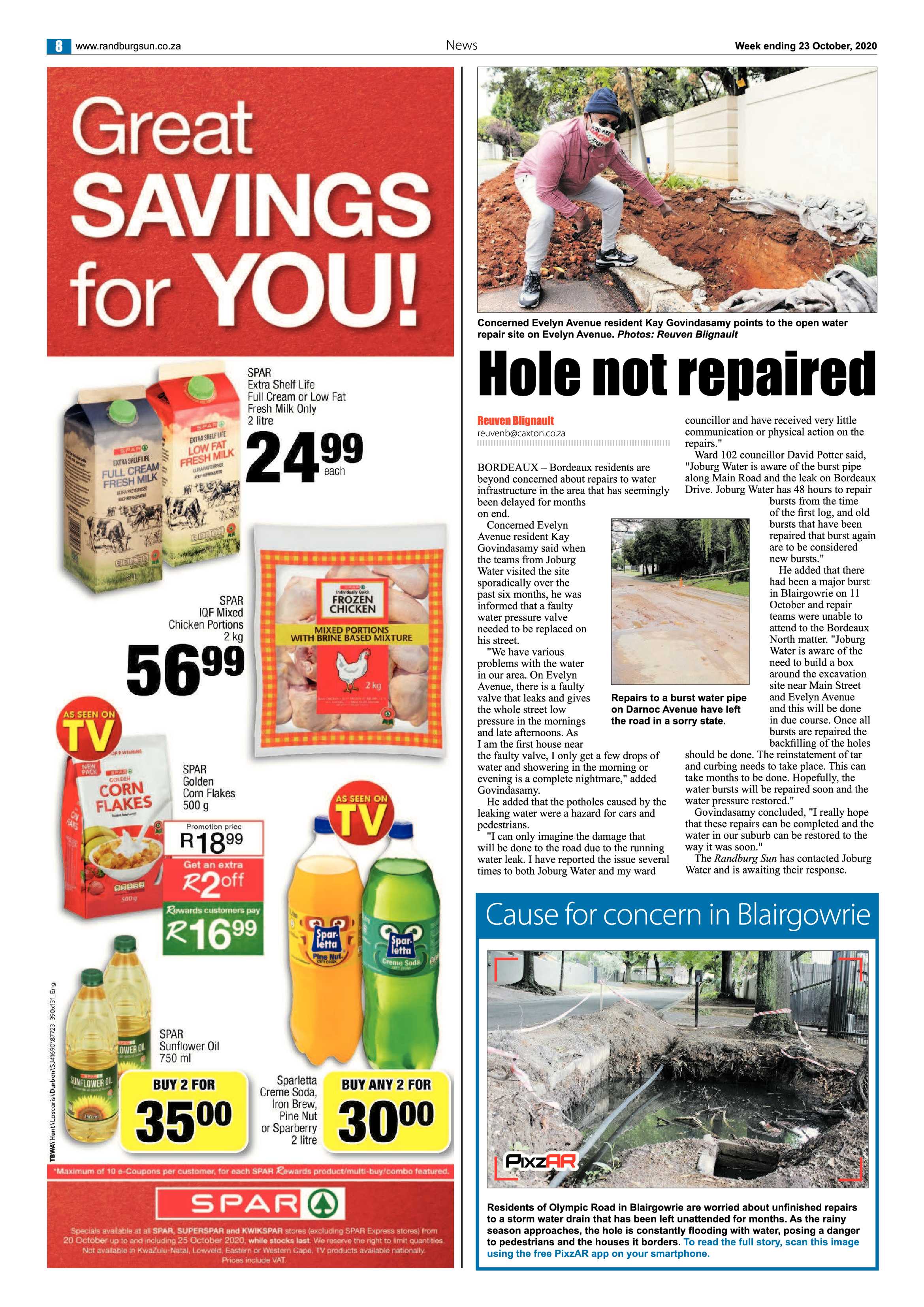 Randburg Sun 23 October 2020 page 8