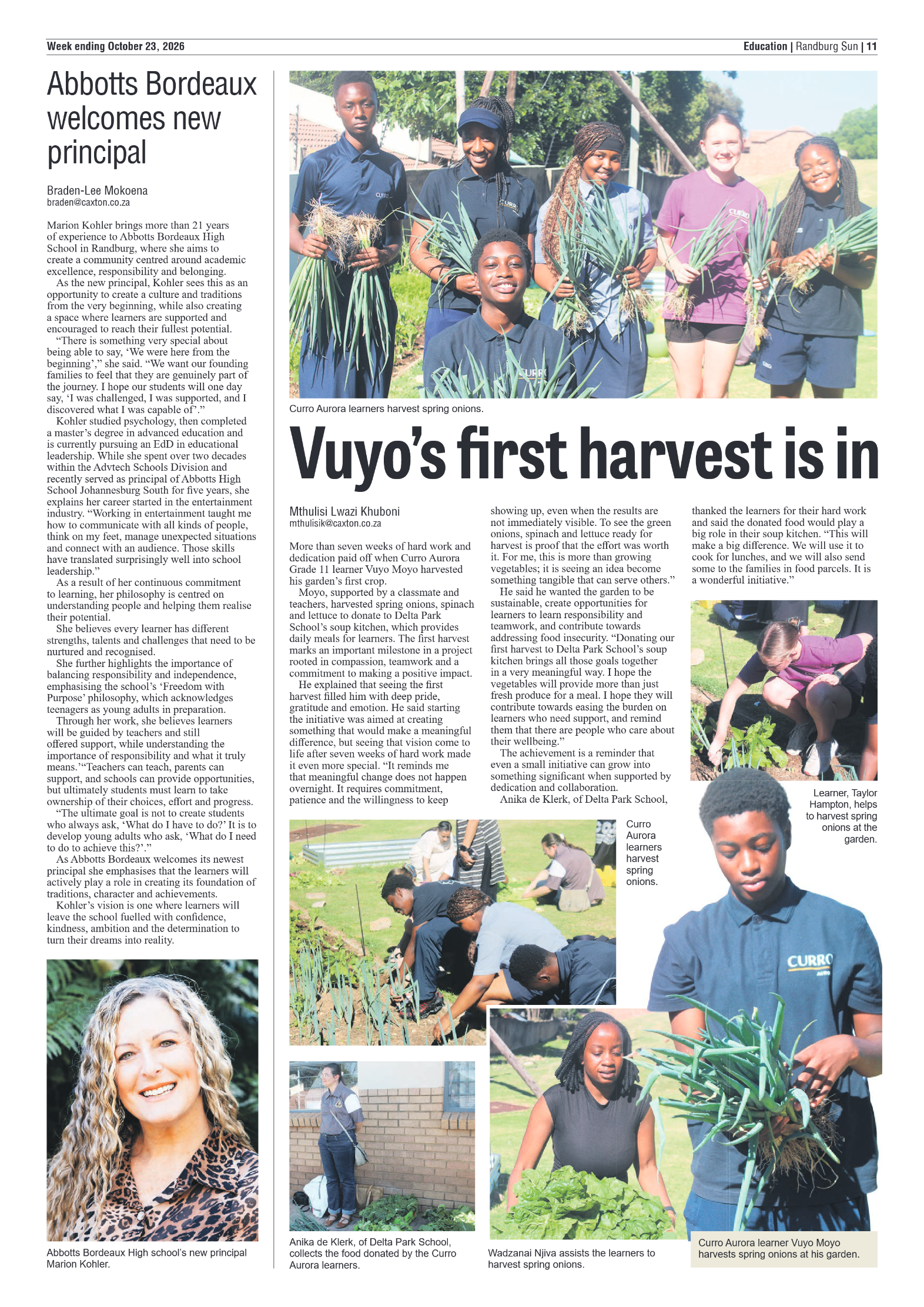 Randburg Sun 23 October 2026 page 11