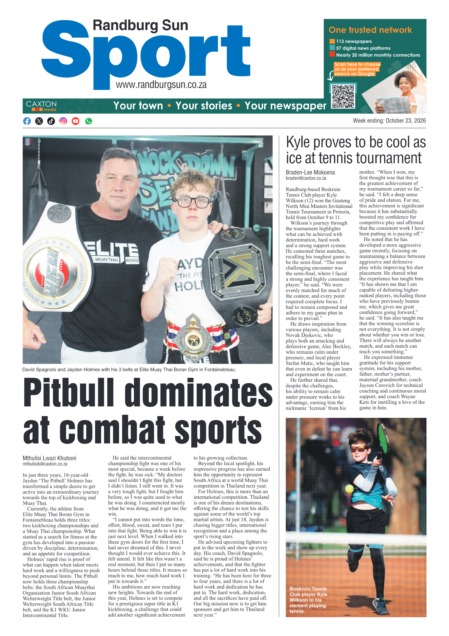Randburg Sun 23 October 2026 page 12