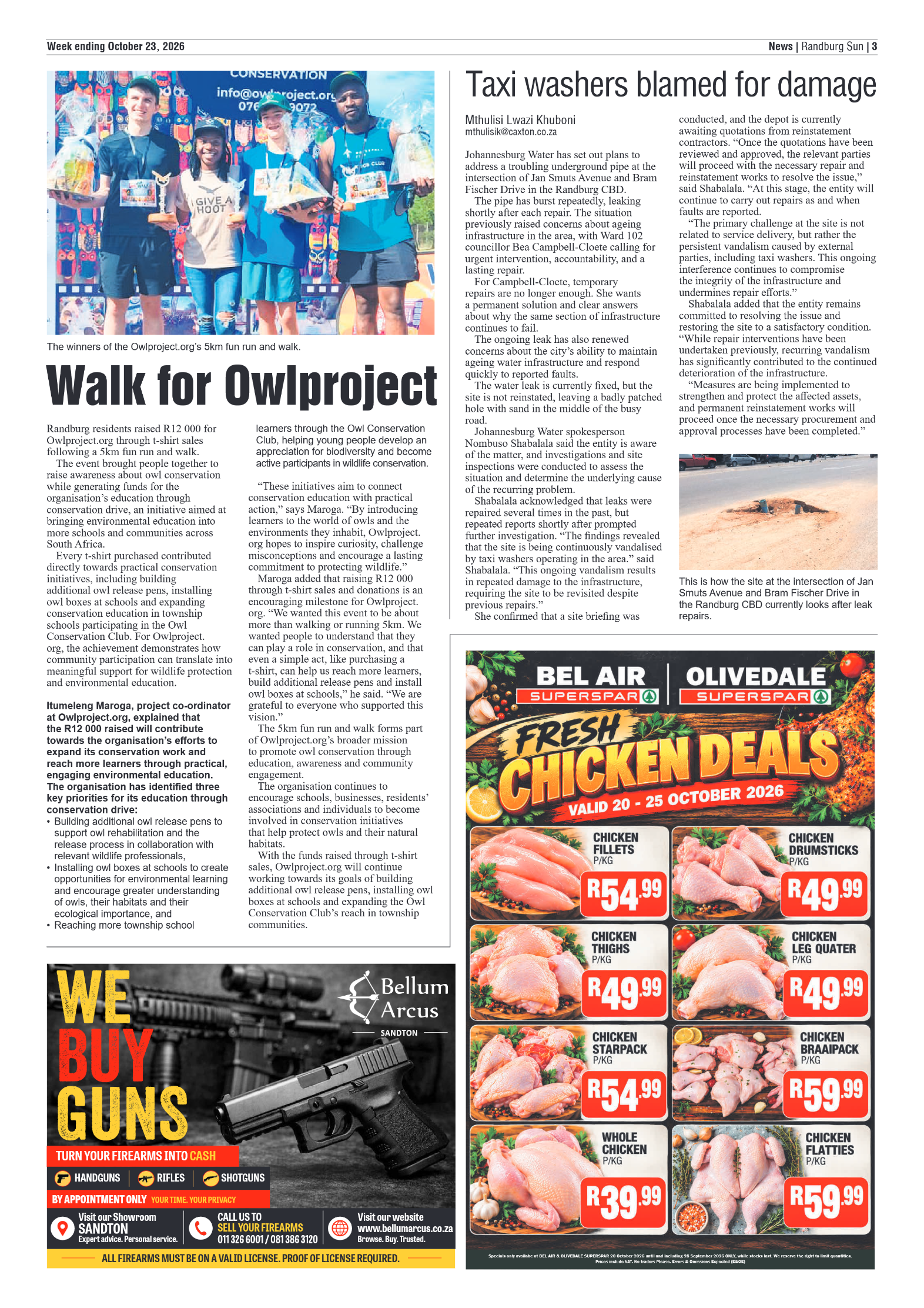 Randburg Sun 23 October 2026 page 3