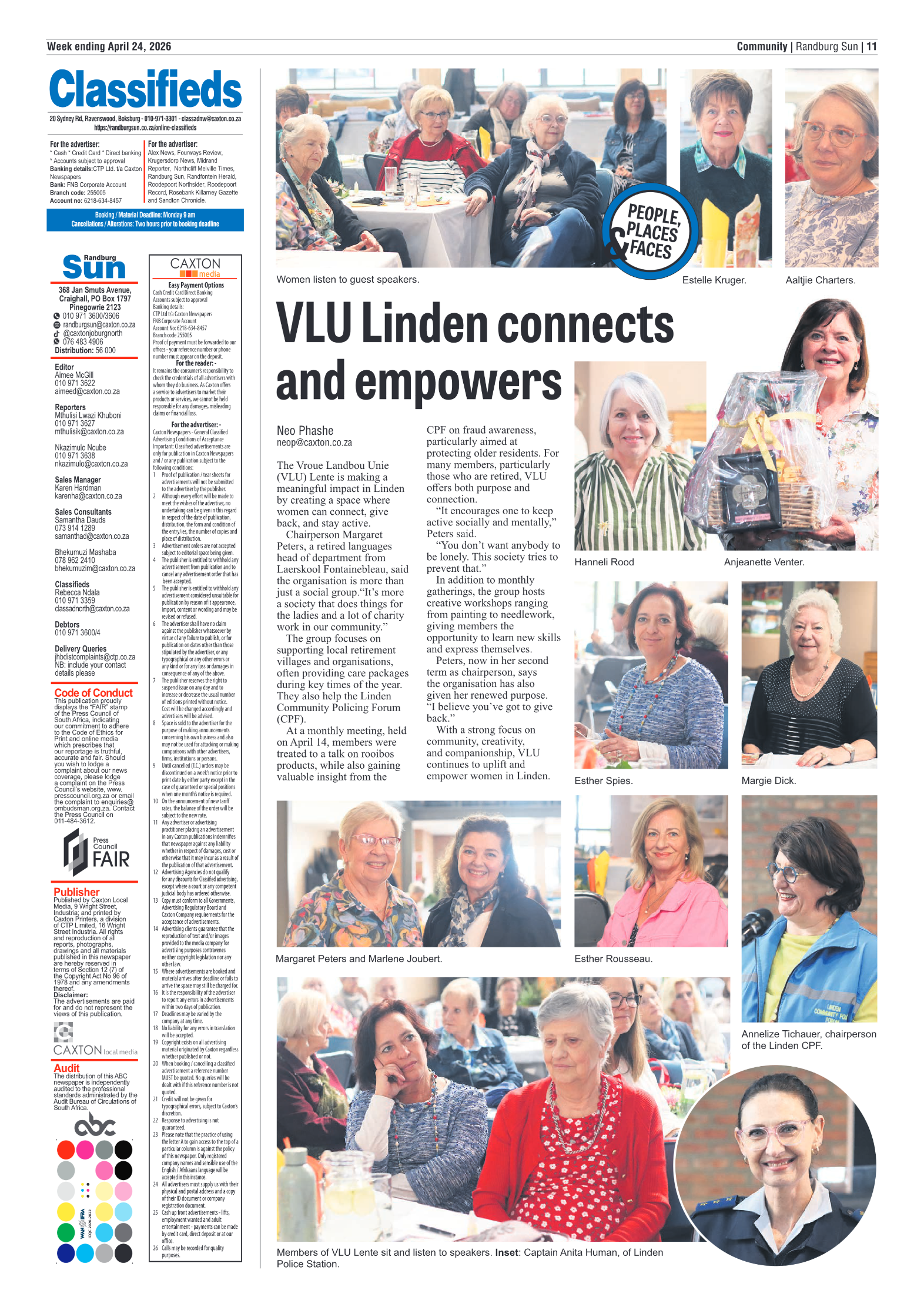 Randburg Sun 24 April 2026 page 11