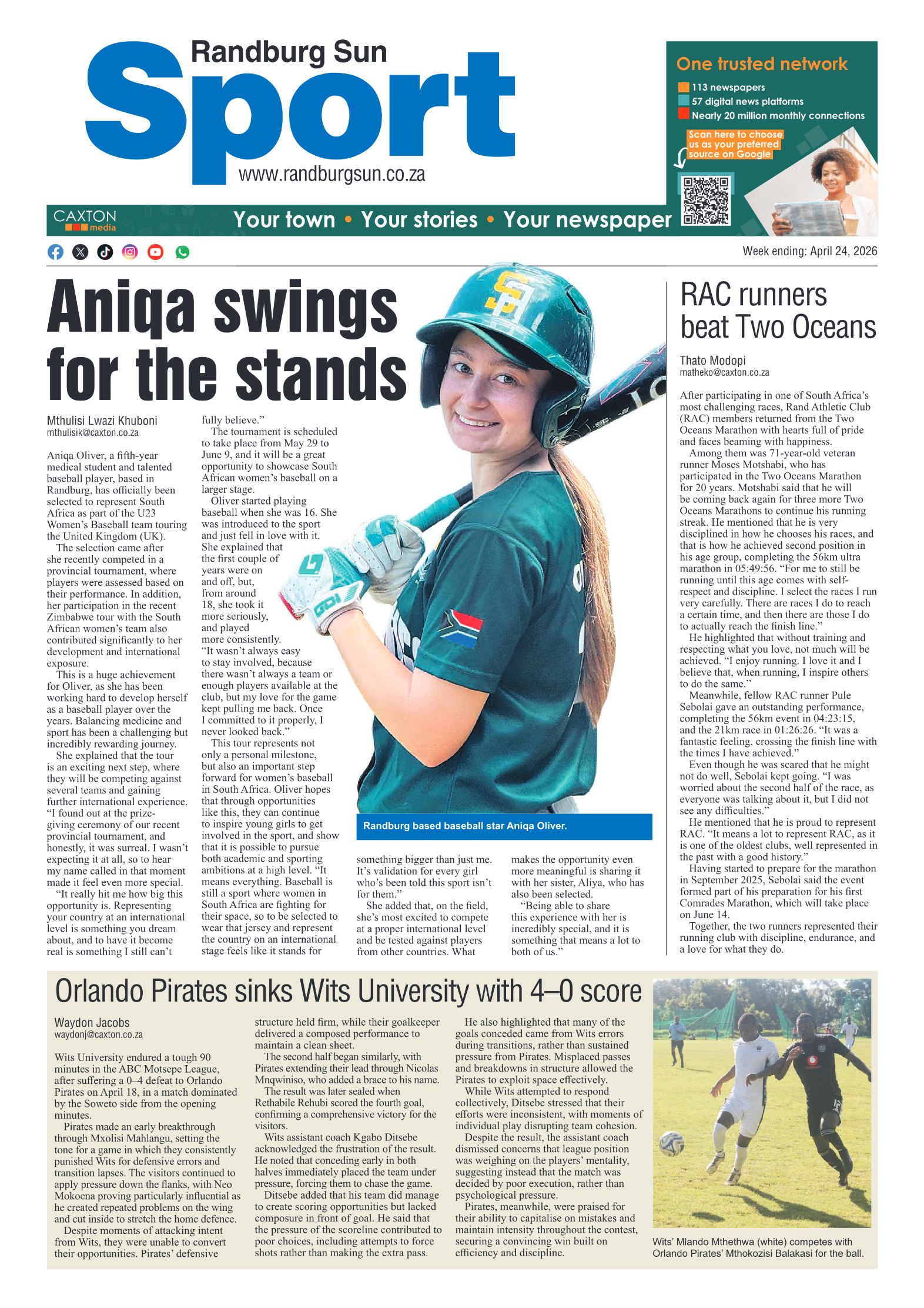 Randburg Sun 24 April 2026 page 12