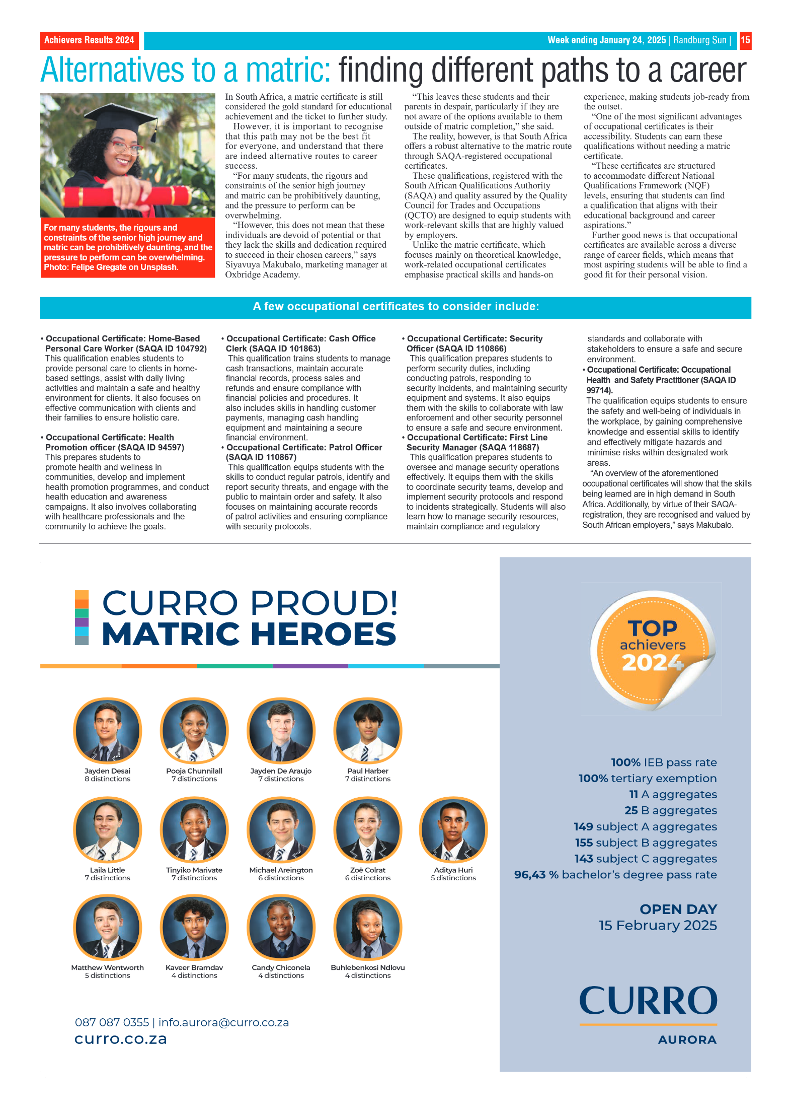 Randburg Sun 24 January 2025 page 15