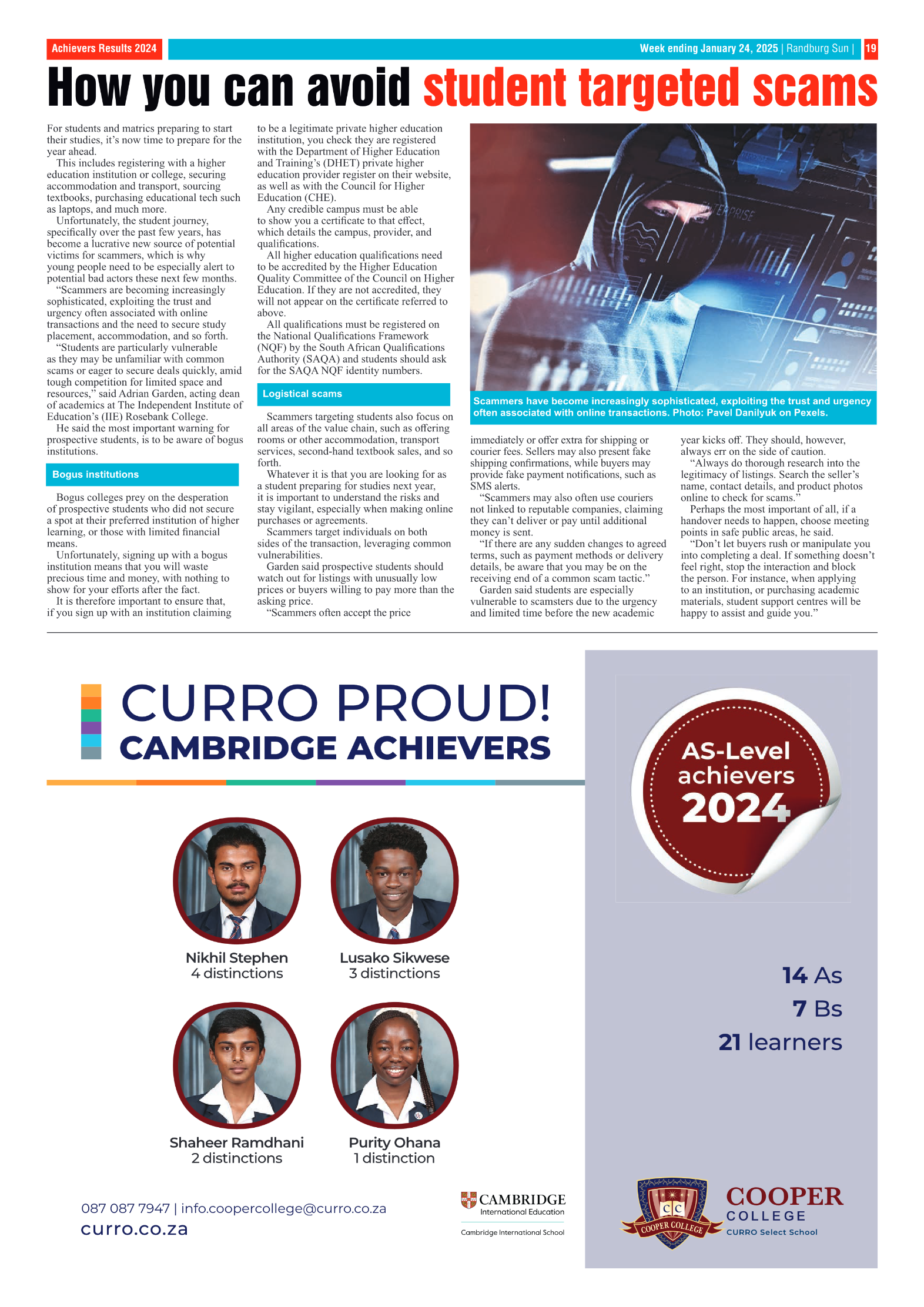 Randburg Sun 24 January 2025 page 19