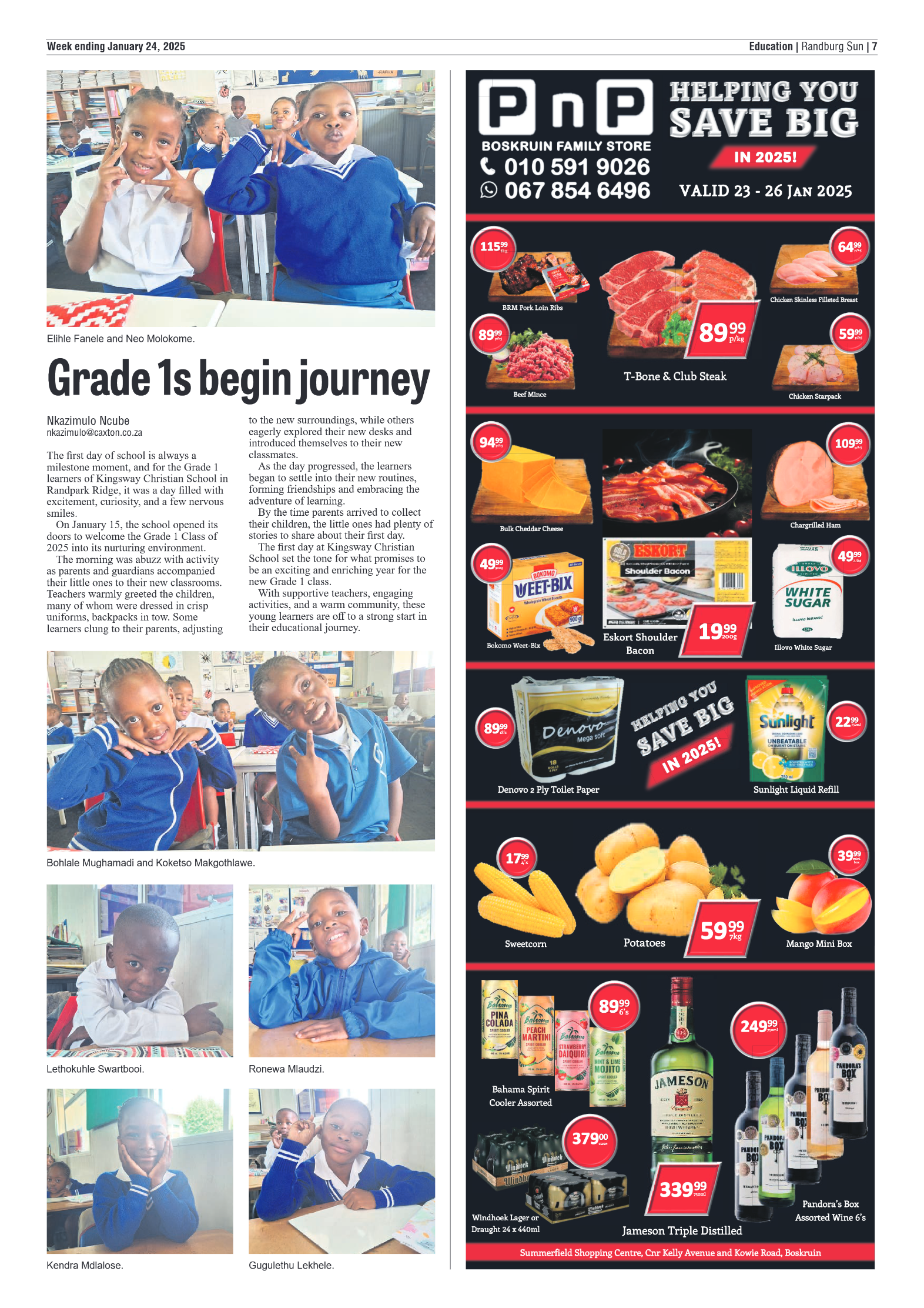 Randburg Sun 24 January 2025 page 7
