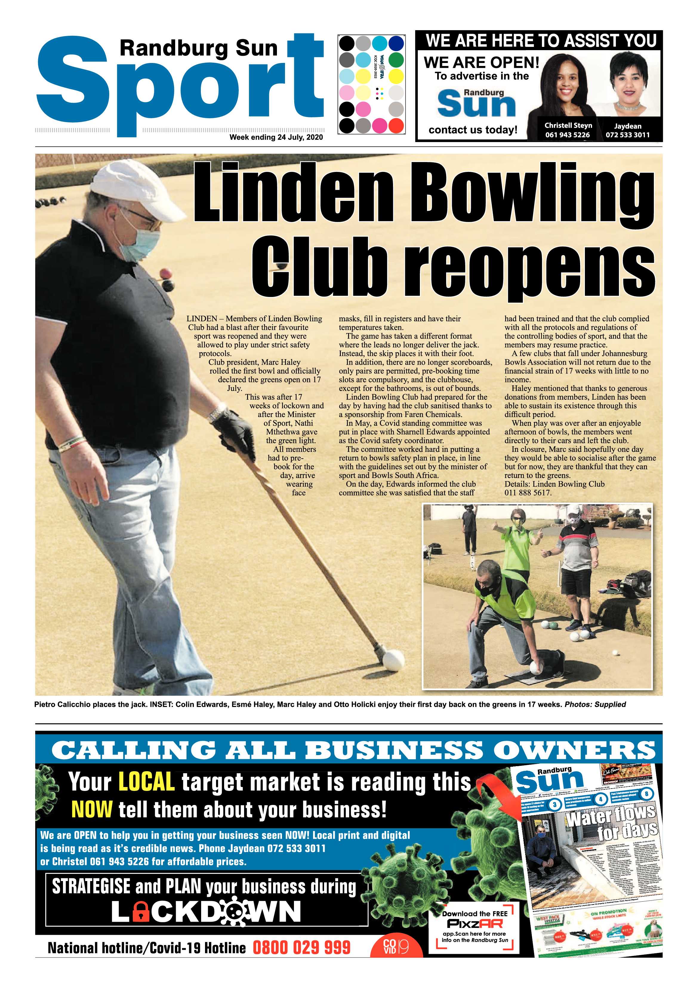 Randburg Sun 24 July 2020 page 12